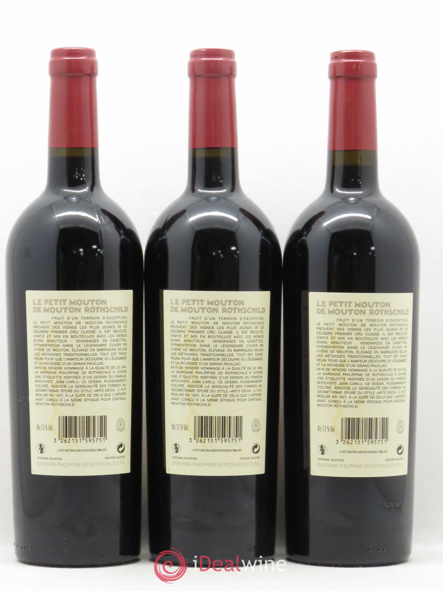Petit Mouton Second Vin 2013 - Lot de 6 bouteilles - 2