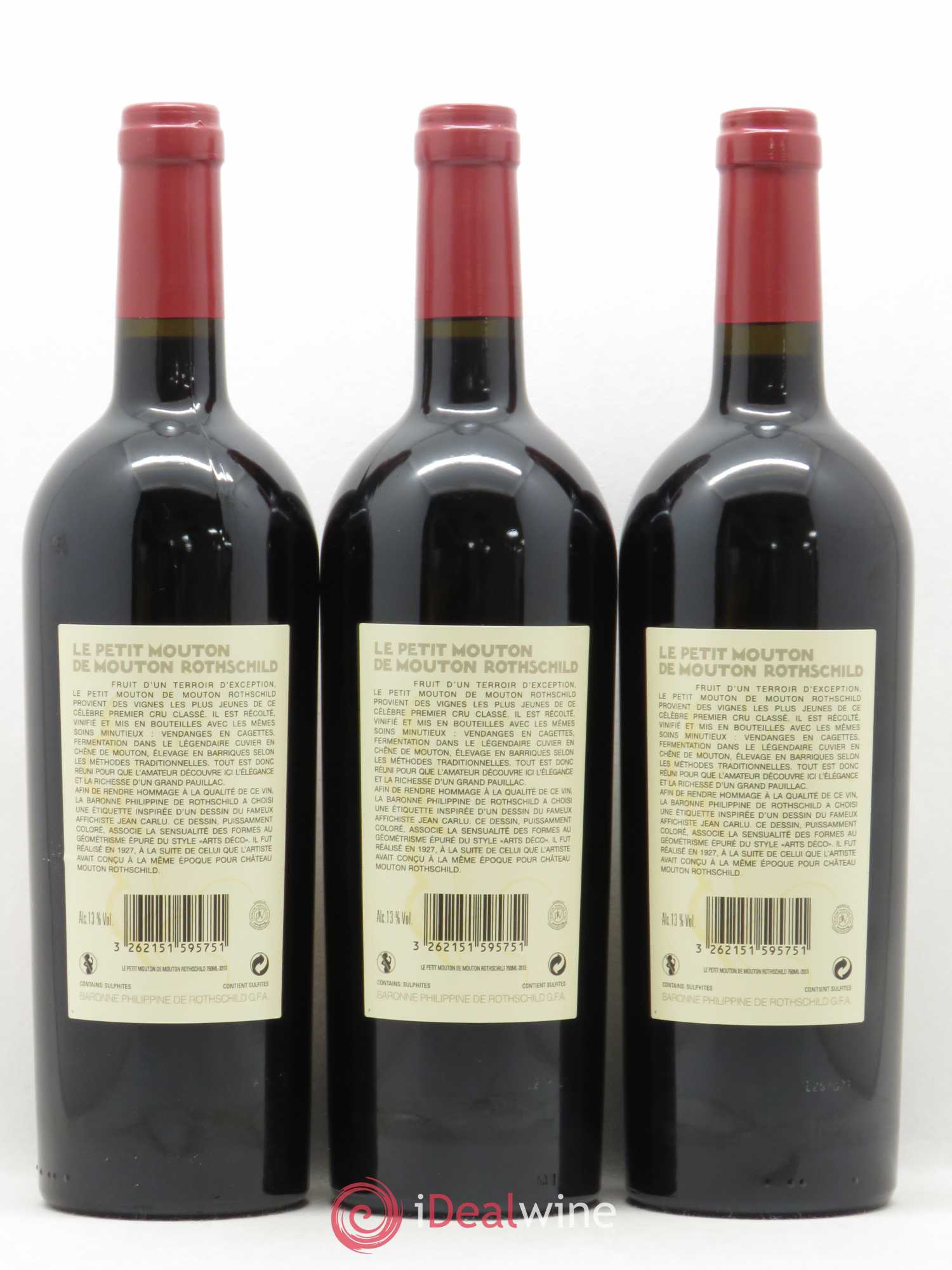 Petit Mouton Second Vin 2013 - Lot de 6 bouteilles - 4