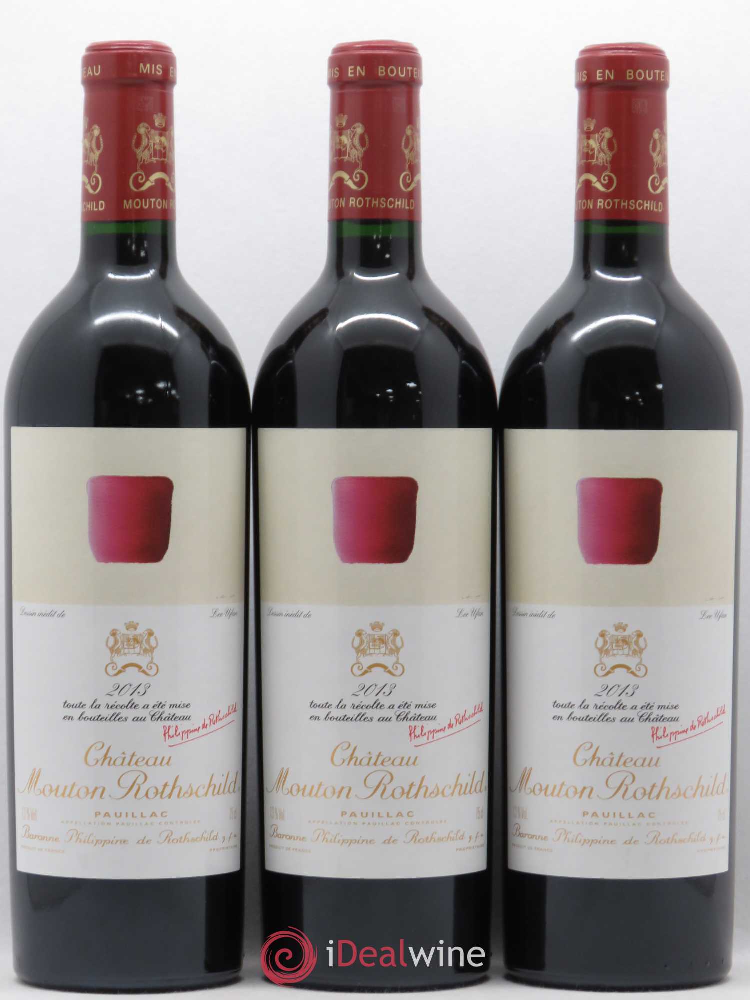 Château Mouton Rothschild 1er Grand Cru Classé 2013 - Lot de 6 bouteilles - 1