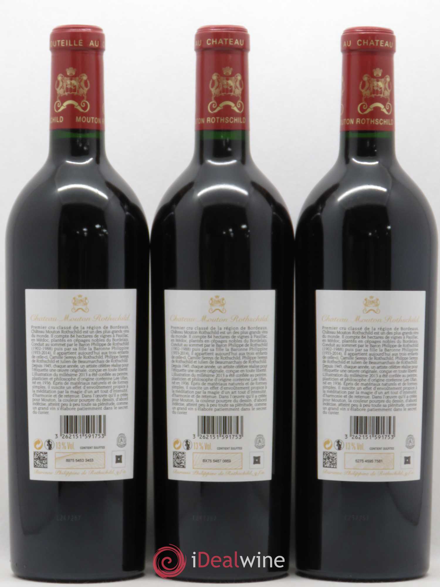 Château Mouton Rothschild 1er Grand Cru Classé 2013 - Lot de 6 bouteilles - 4