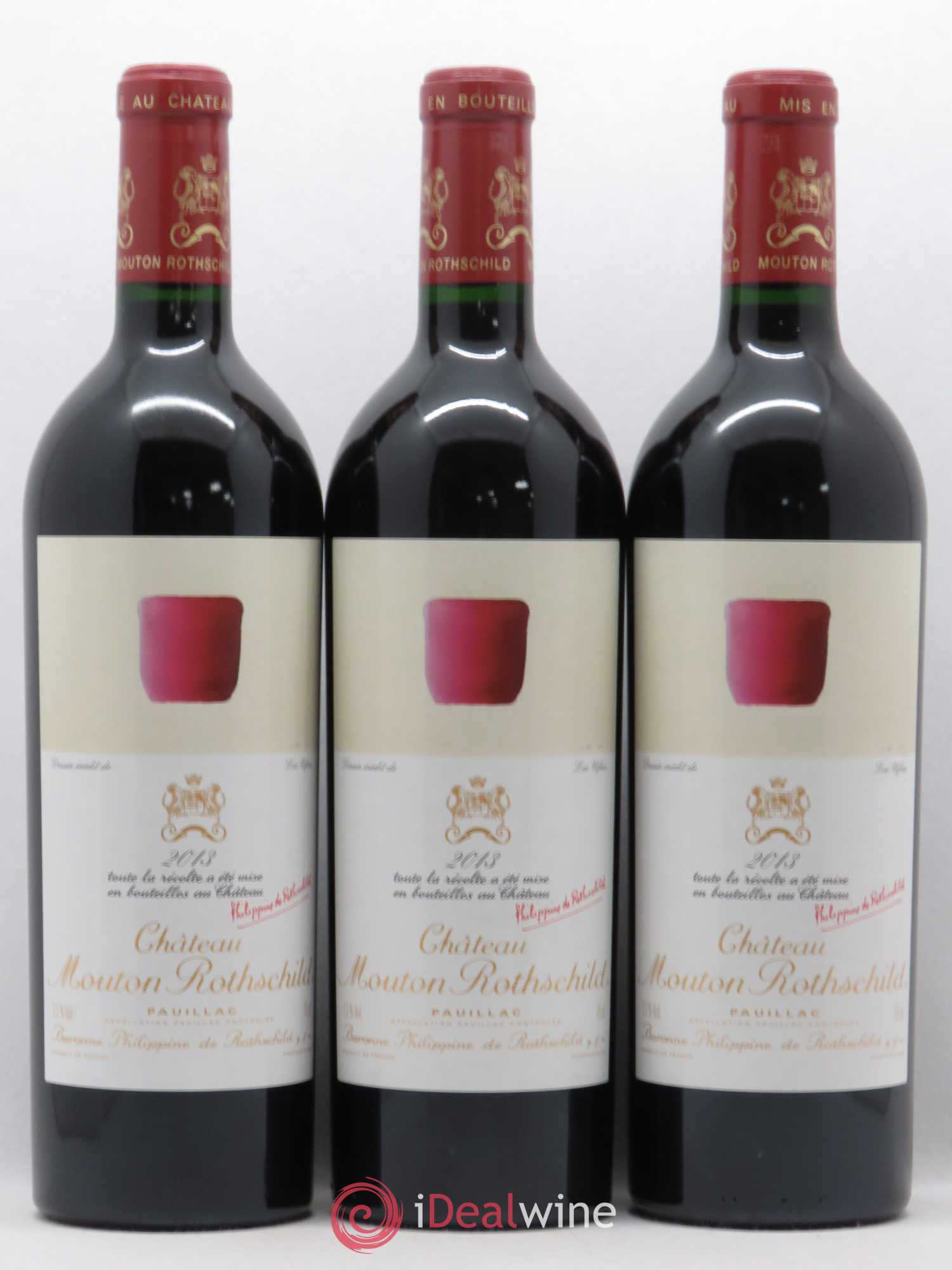 Château Mouton Rothschild 1er Grand Cru Classé 2013 - Lot de 6 bouteilles - 1