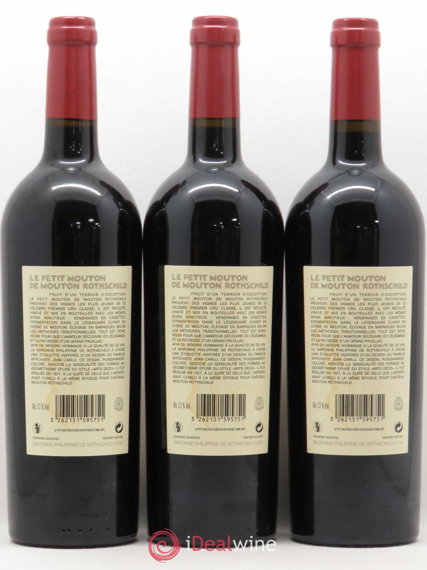 Petit Mouton Second Vin 2013 - Lot de 6 bouteilles - 2