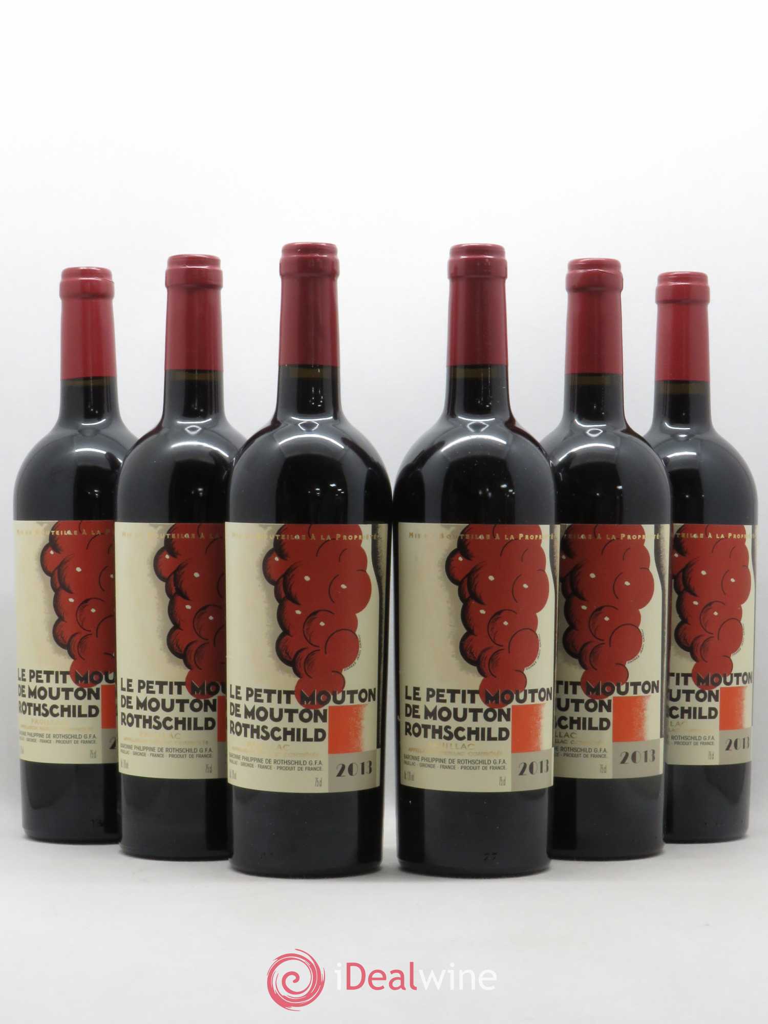 Petit Mouton Second Vin 2013 - Lot de 6 bouteilles - 0