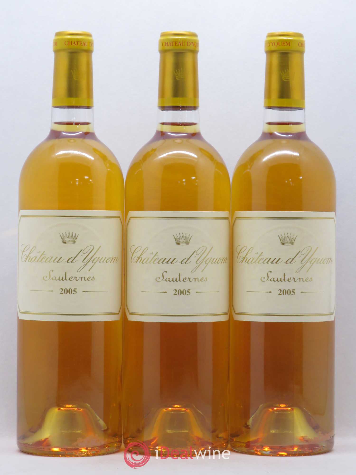 Château d' Yquem 1er Cru Classé Supérieur 2005 - Lot de 6 bouteilles - 1