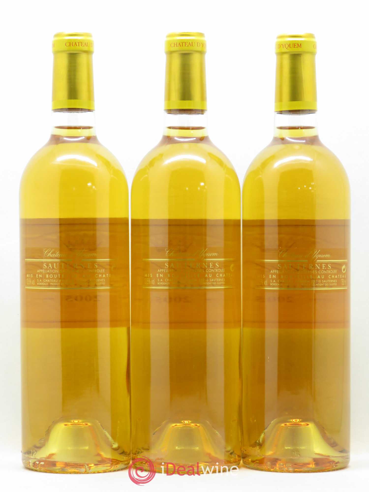 Château d' Yquem 1er Cru Classé Supérieur 2005 - Lot de 6 bouteilles - 2