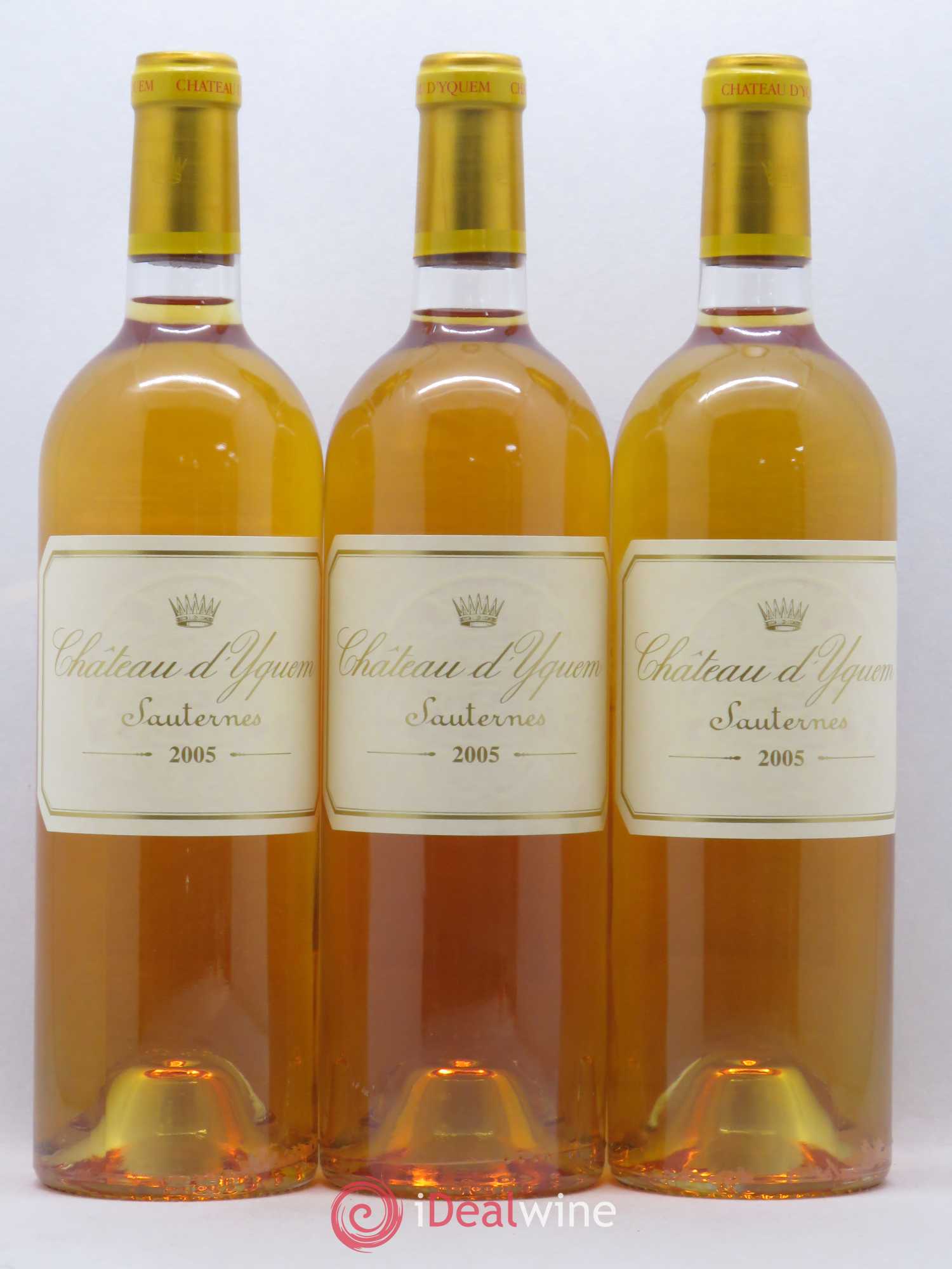 Château d' Yquem 1er Cru Classé Supérieur 2005 - Lotto di 3 bottiglie - 0