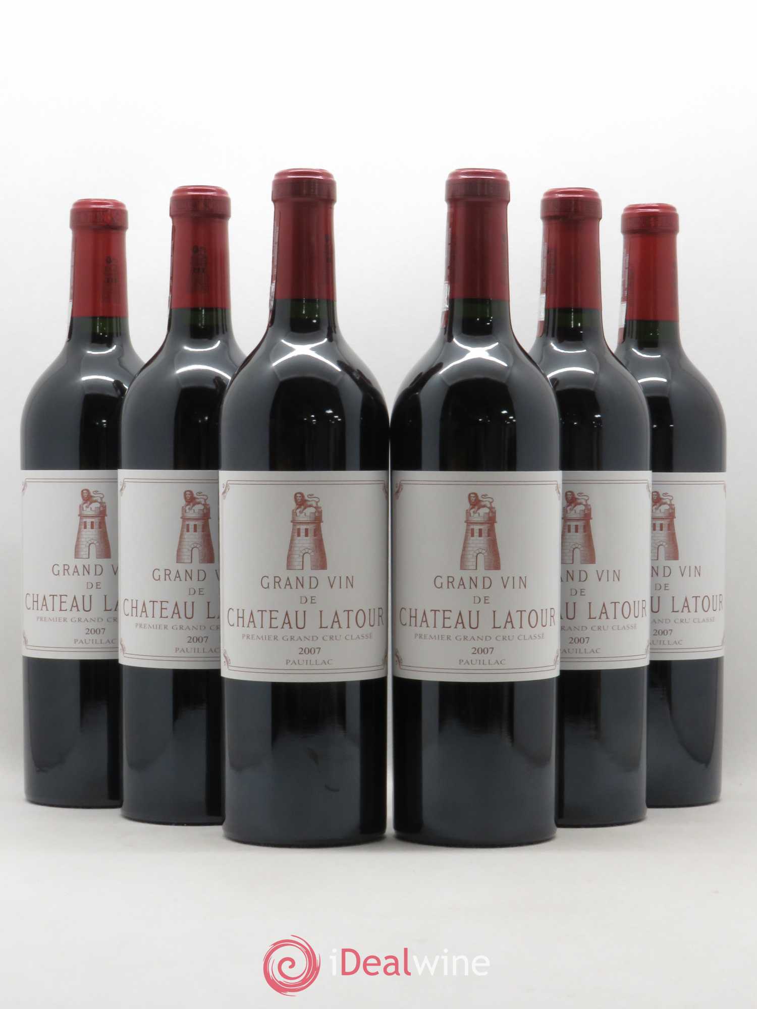 Château Latour 1er Grand Cru Classé 2007 - Lot de 6 bouteilles - 0