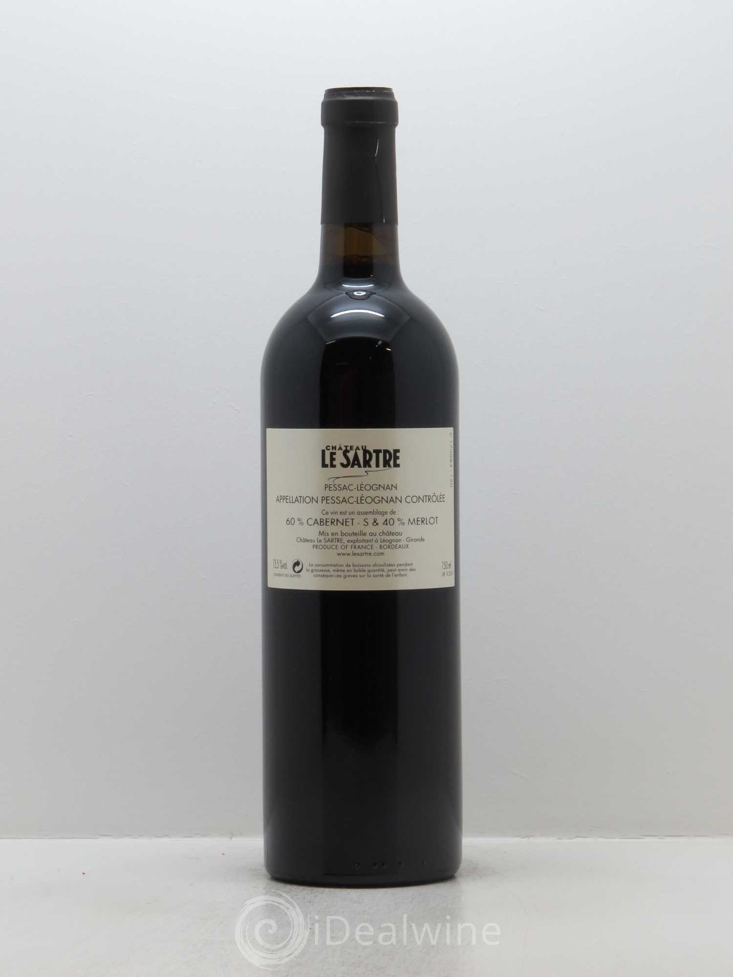 Château le Sartre 2015 - Lot de 1 bouteille - 1