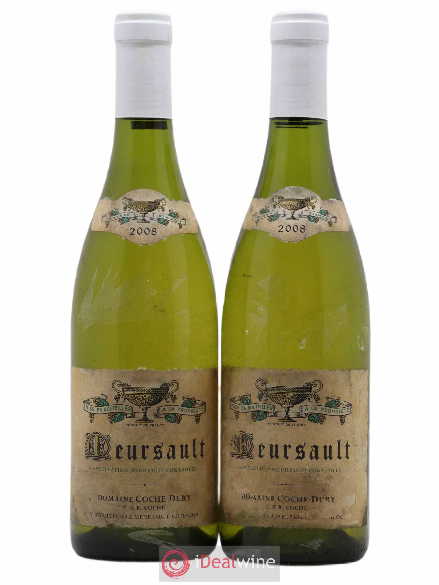 Meursault Coche Dury (Domaine) 2008 - Lot de 2 bouteilles - 0