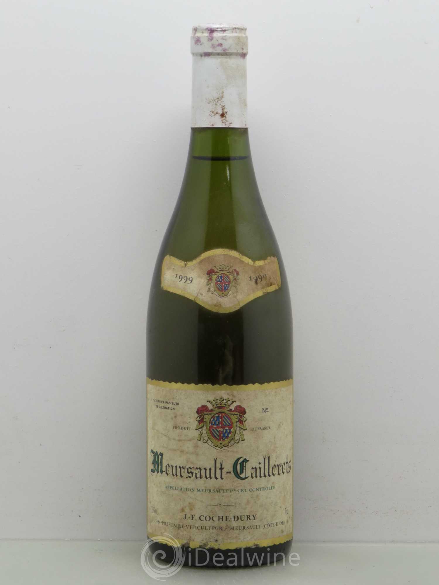 Meursault 1er Cru Caillerets Coche Dury (Domaine) 1999 - Lot de 1 bouteille - 0
