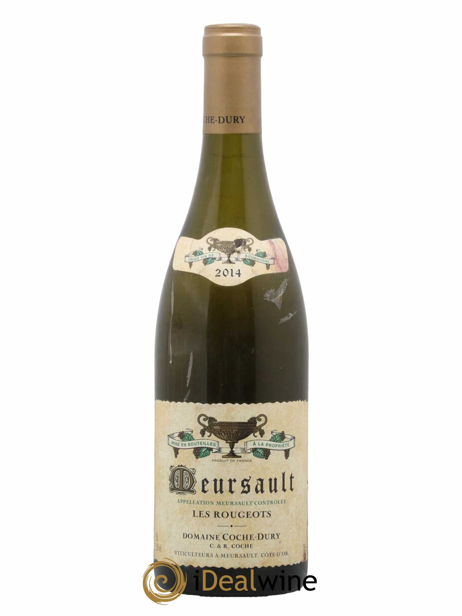 Meursault Les Rougeots Coche Dury (Domaine) 2014 - Lot de 1 bouteille - 0