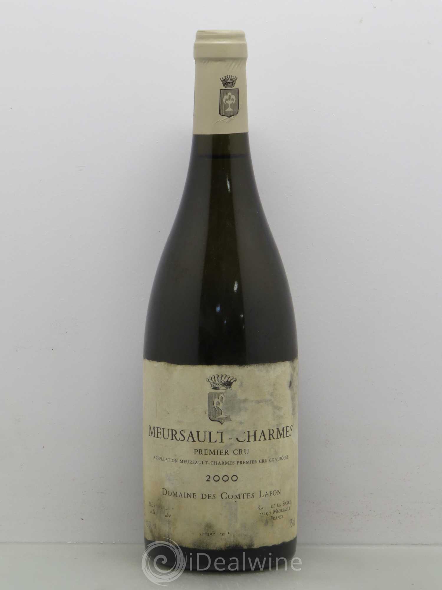 Meursault 1er Cru Charmes Comtes Lafon (Domaine des) 2000 - Lot de 1 bouteille - 0