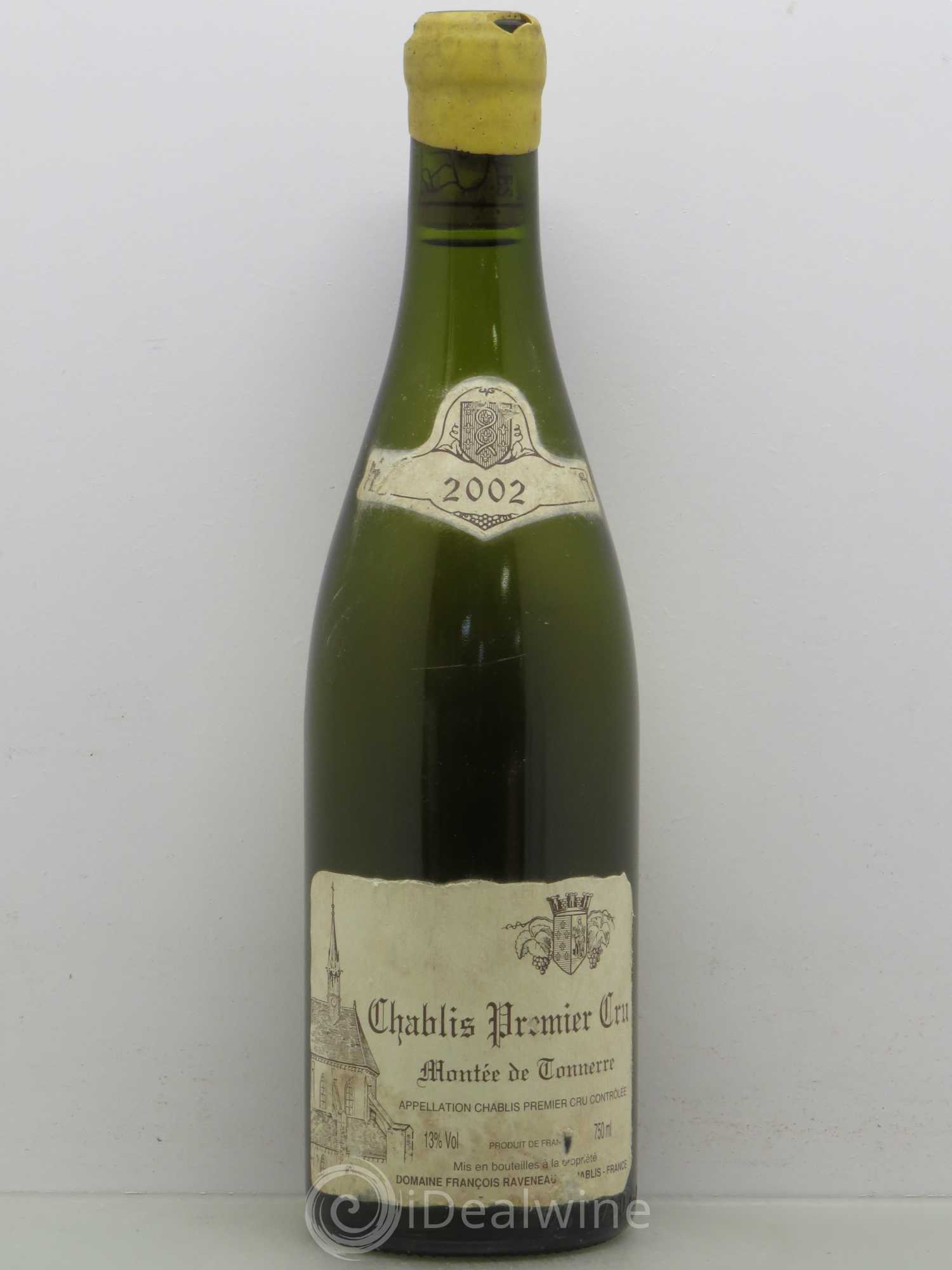 Chablis 1er Cru Montée de Tonnerre Raveneau (Domaine) 2002 - Lot de 1 bouteille - 0