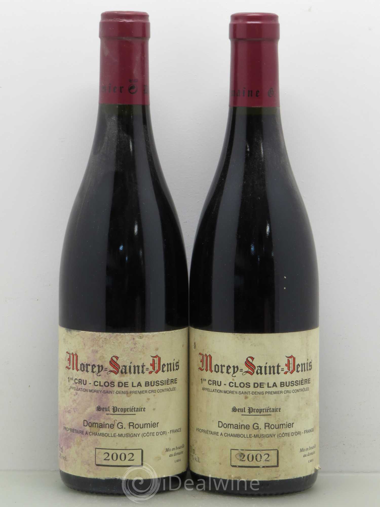 Morey-Saint-Denis 1er Cru Clos de la Bussière Georges Roumier (Domaine) 2002 - Lot de 2 bouteilles - 0