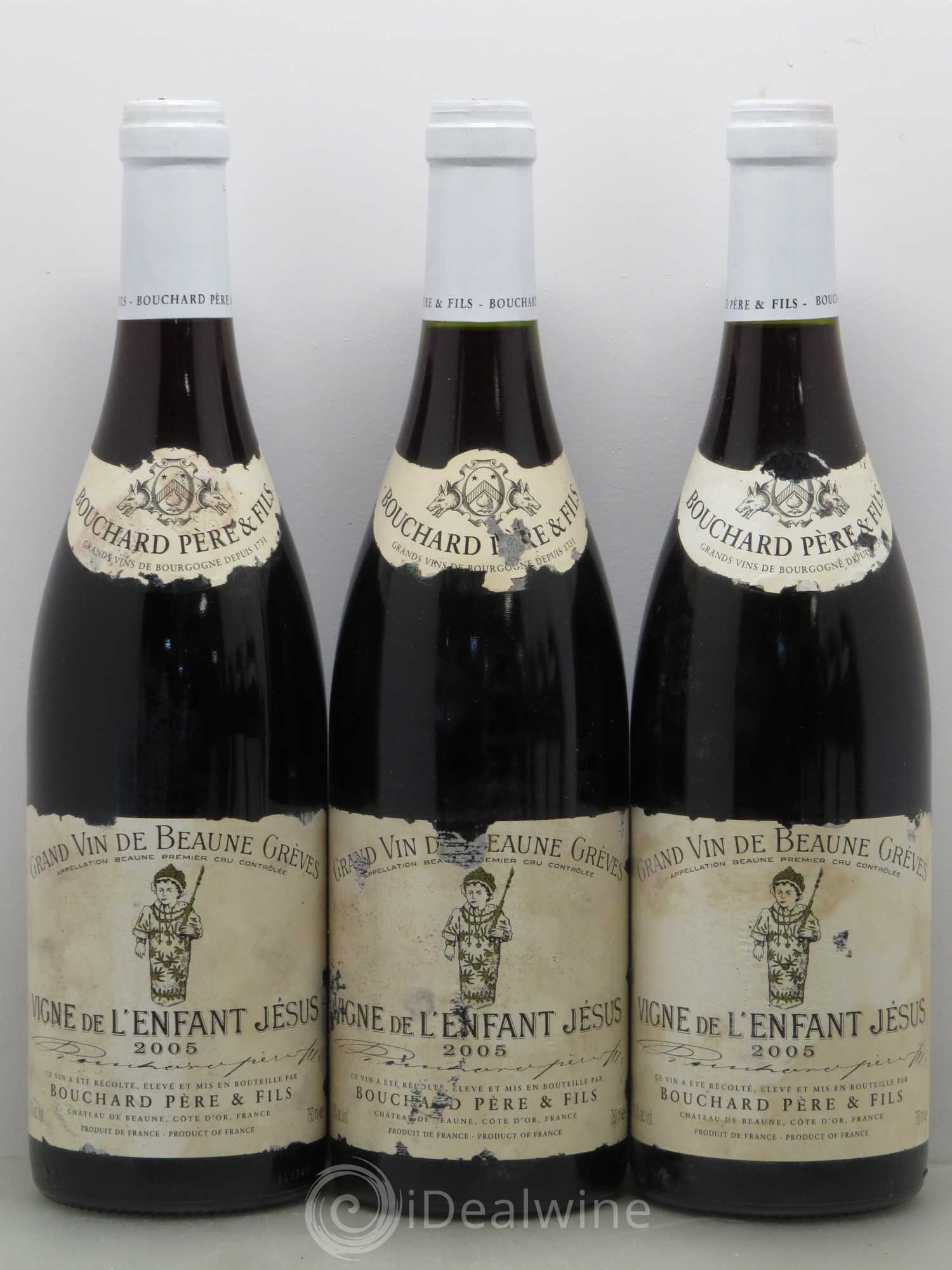 Beaune 1er Cru Grèves - Vigne de l'Enfant Jésus Bouchard Père & Fils 2005 - Lot de 6 bouteilles - 2