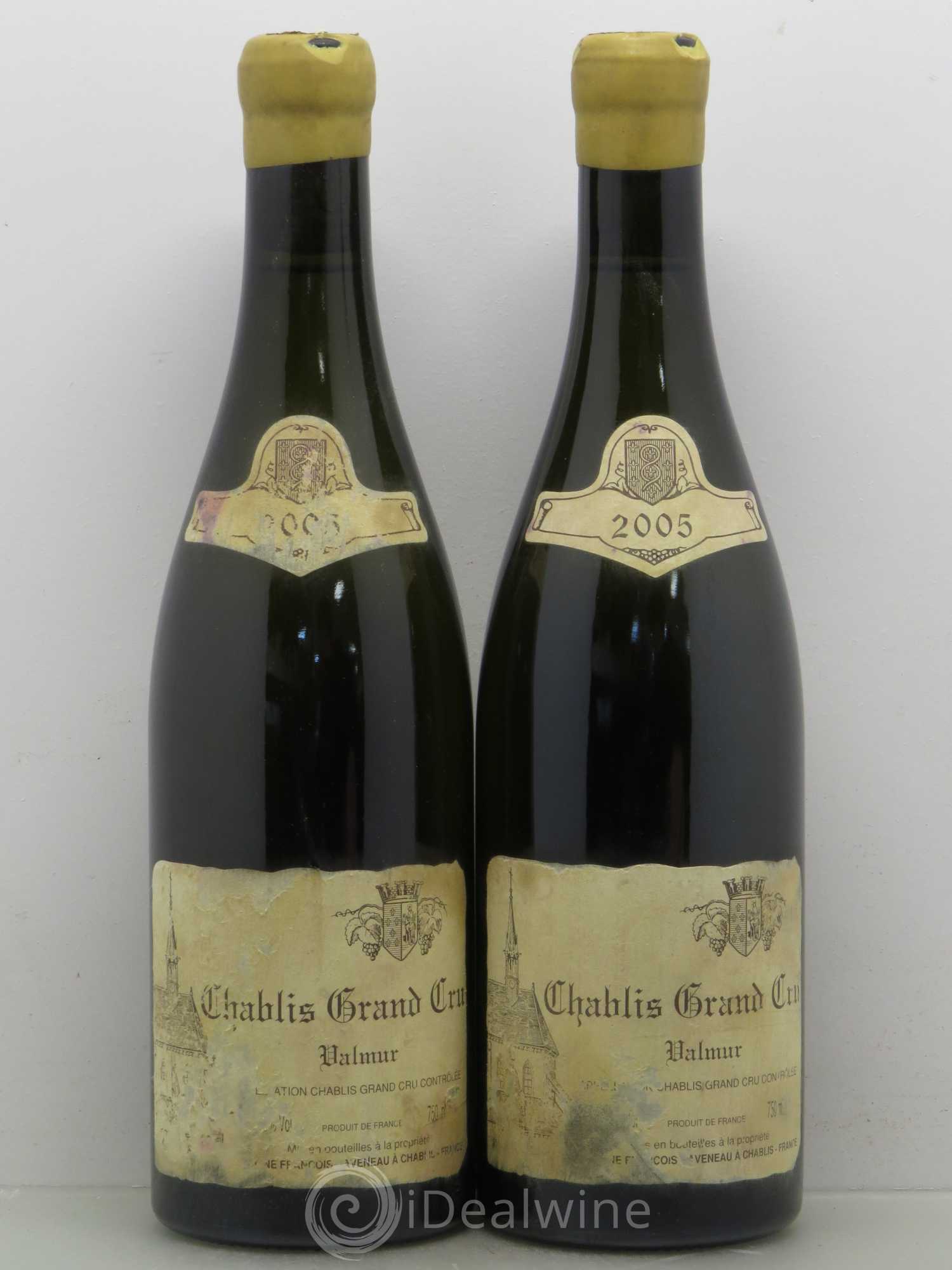 Chablis Grand Cru Valmur Raveneau (Domaine) 2005 - Lot de 2 bouteilles - 0