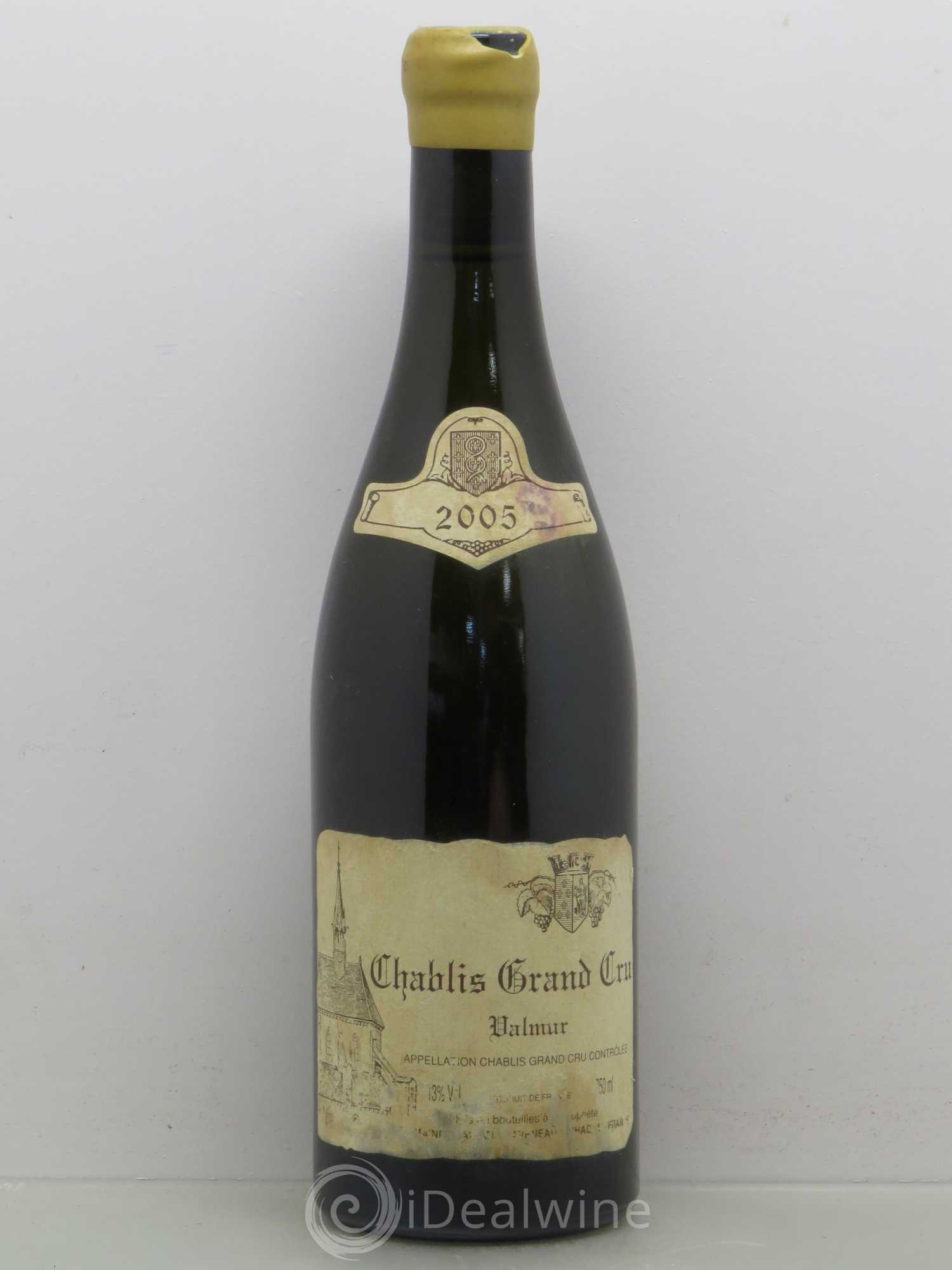 Chablis Grand Cru Valmur Raveneau (Domaine) 2005 - Lot de 1 bouteille - 0
