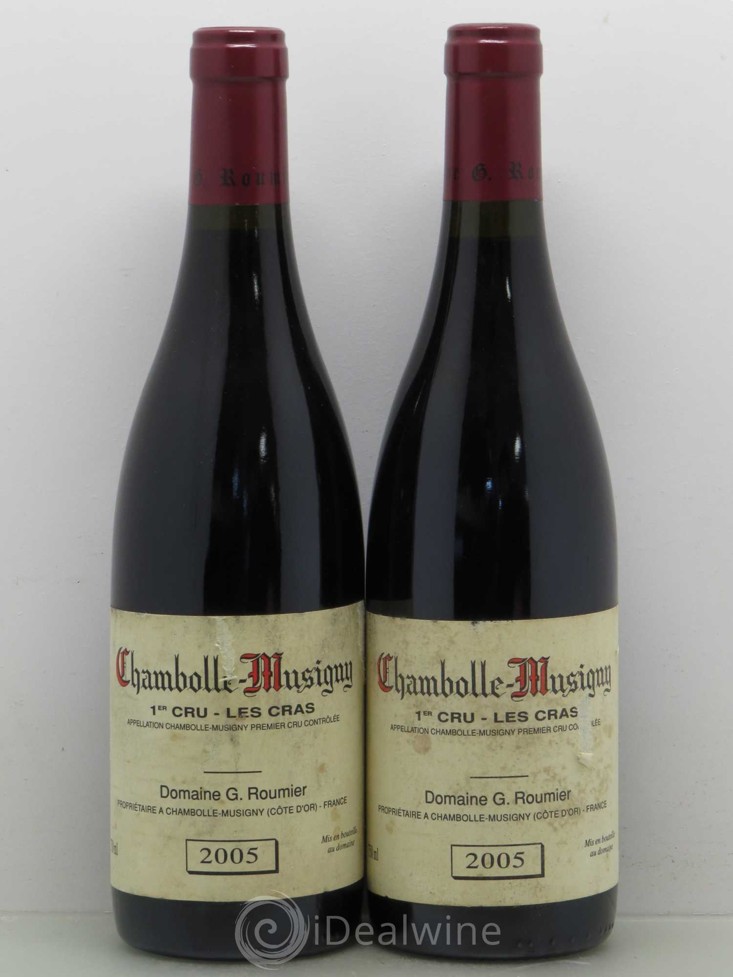 Chambolle-Musigny 1er Cru Les Cras Georges Roumier (Domaine) 2005 - Lot de 2 bouteilles - 0