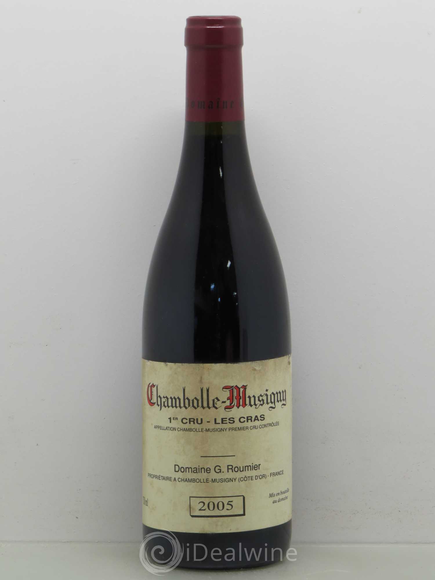 Chambolle-Musigny 1er Cru Les Cras Georges Roumier (Domaine) 2005 - Lot de 1 bouteille - 0