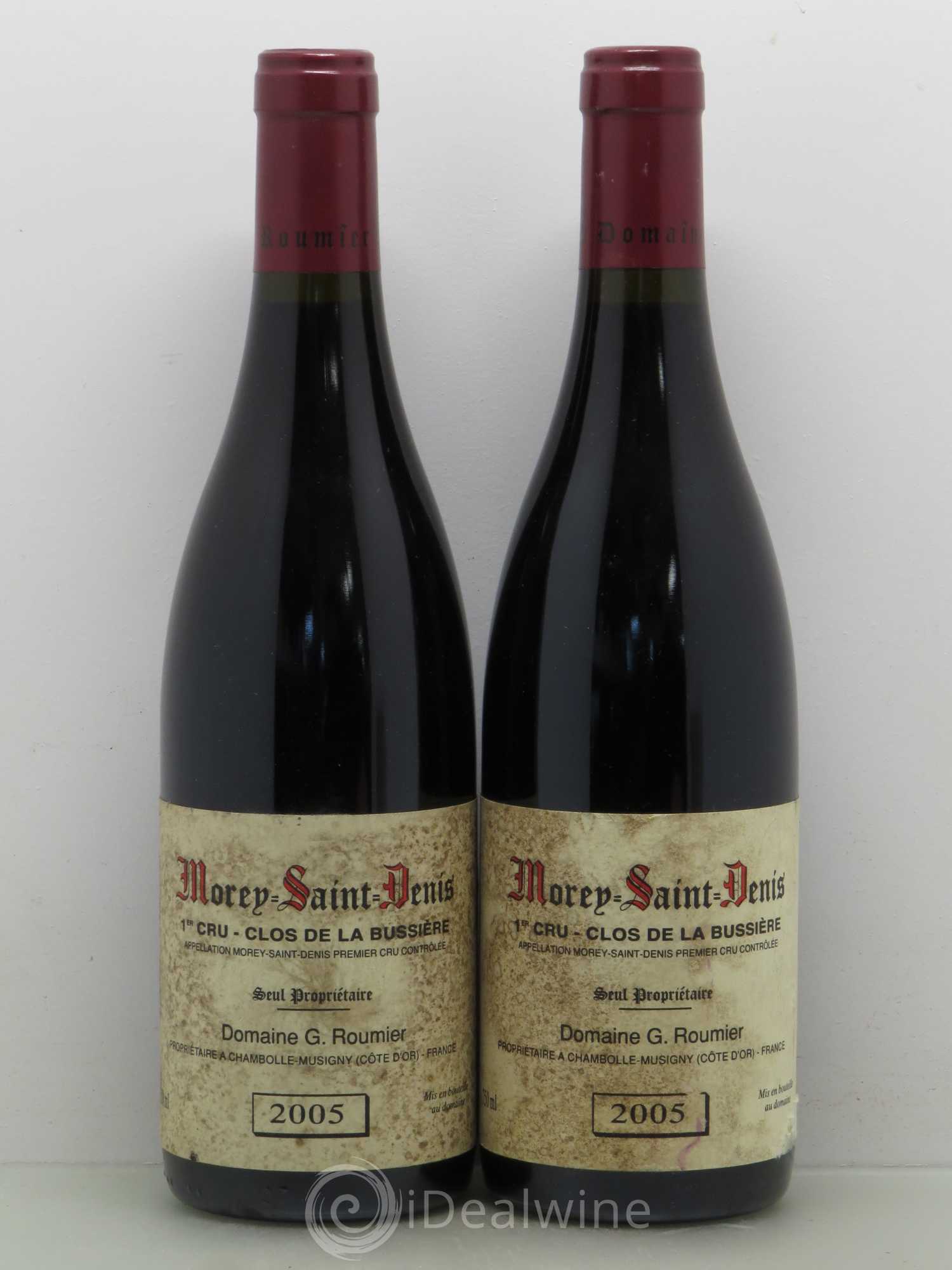 Morey-Saint-Denis 1er Cru Clos de la Bussière Georges Roumier (Domaine) 2005 - Lot de 2 bouteilles - 0