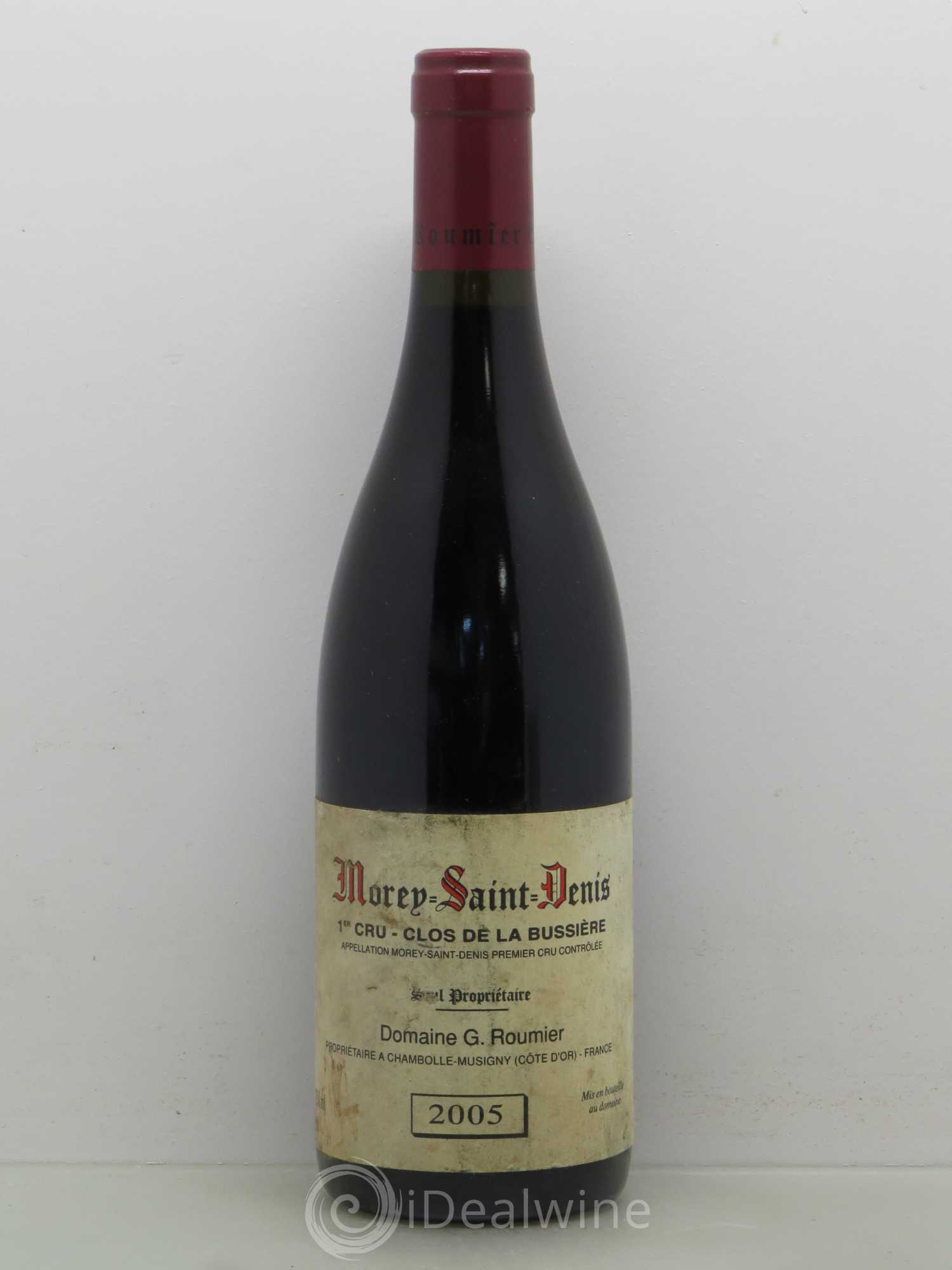 Morey-Saint-Denis 1er Cru Clos de la Bussière Georges Roumier (Domaine) 2005 - Lot de 1 bouteille - 0