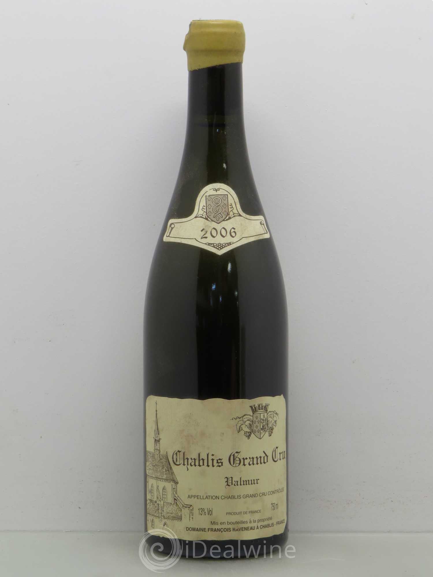 Chablis Grand Cru Valmur Raveneau (Domaine) 2006 - Lot de 1 bouteille - 0