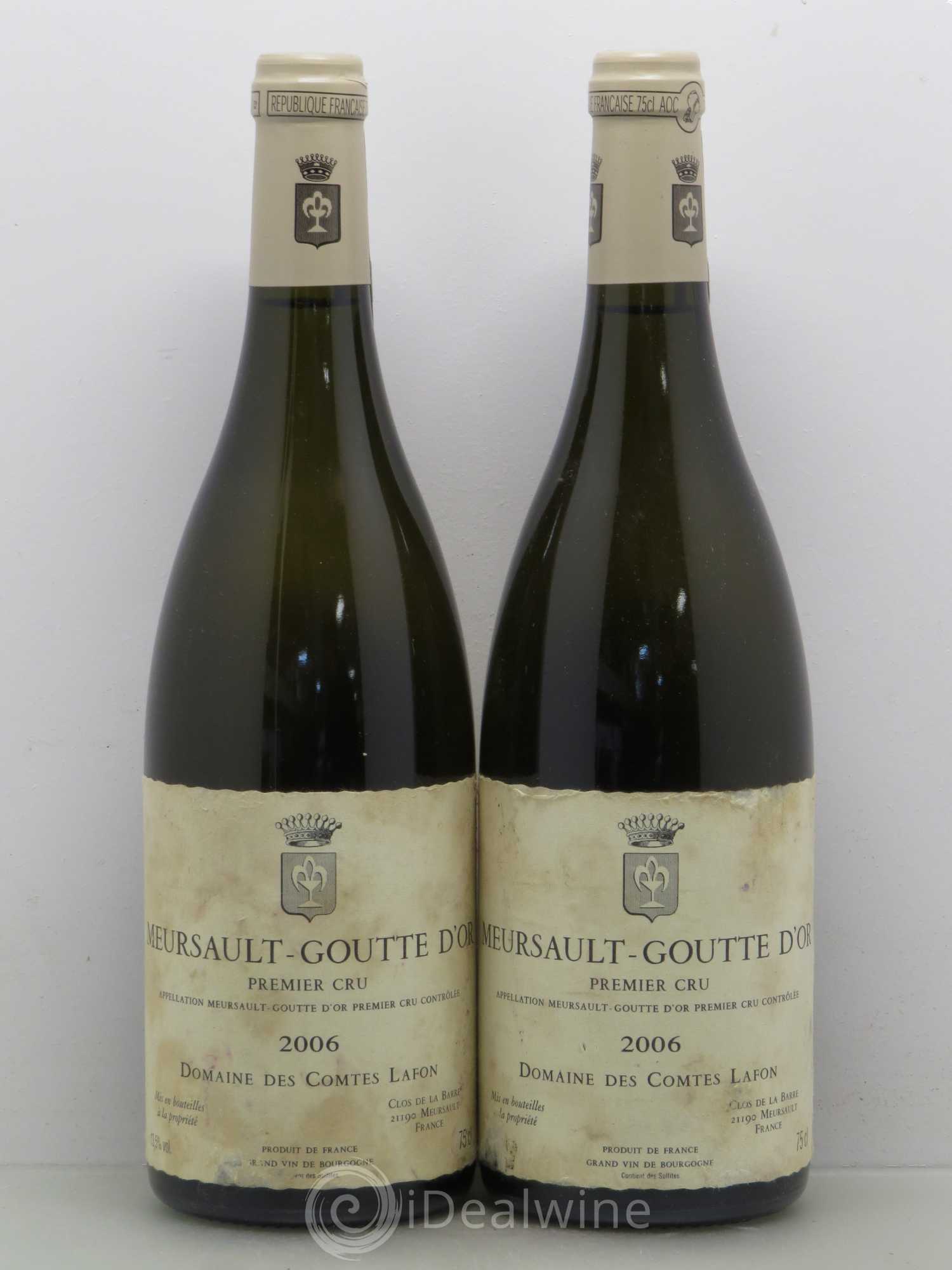 Meursault 1er Cru Goutte d'Or Comtes Lafon (Domaine des) 2006 - Lot de 2 bouteilles - 0