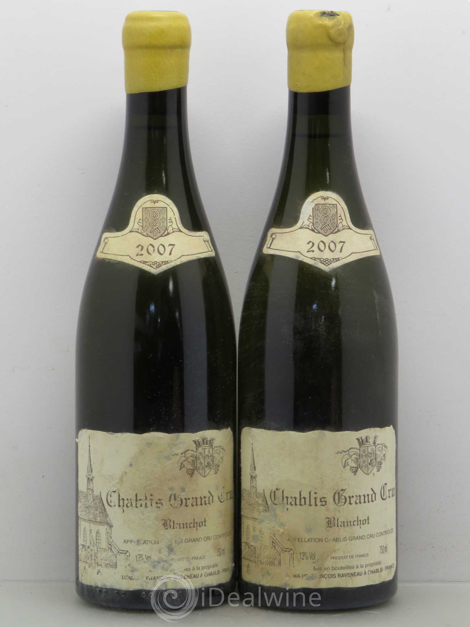 Chablis Grand Cru Blanchot Raveneau (Domaine) 2007 - Lot de 2 bouteilles - 0