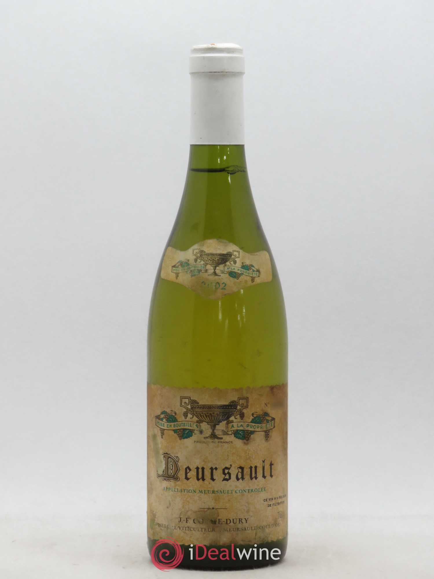 Meursault Coche Dury (Domaine) 2002 - Lot de 1 bouteille - 0