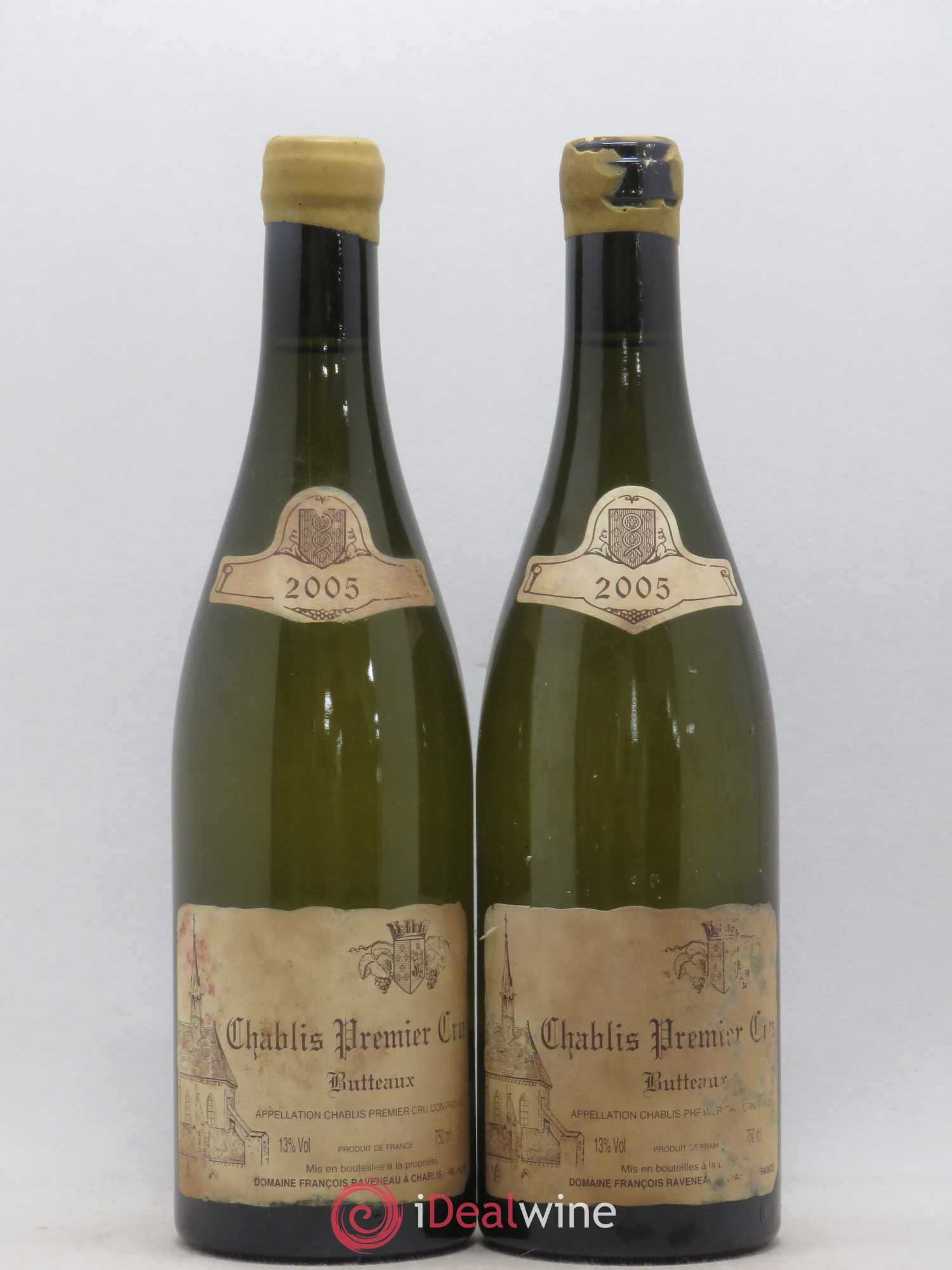 Chablis 1er Cru Butteaux Raveneau (Domaine) 2005 - Lot de 2 bouteilles - 0