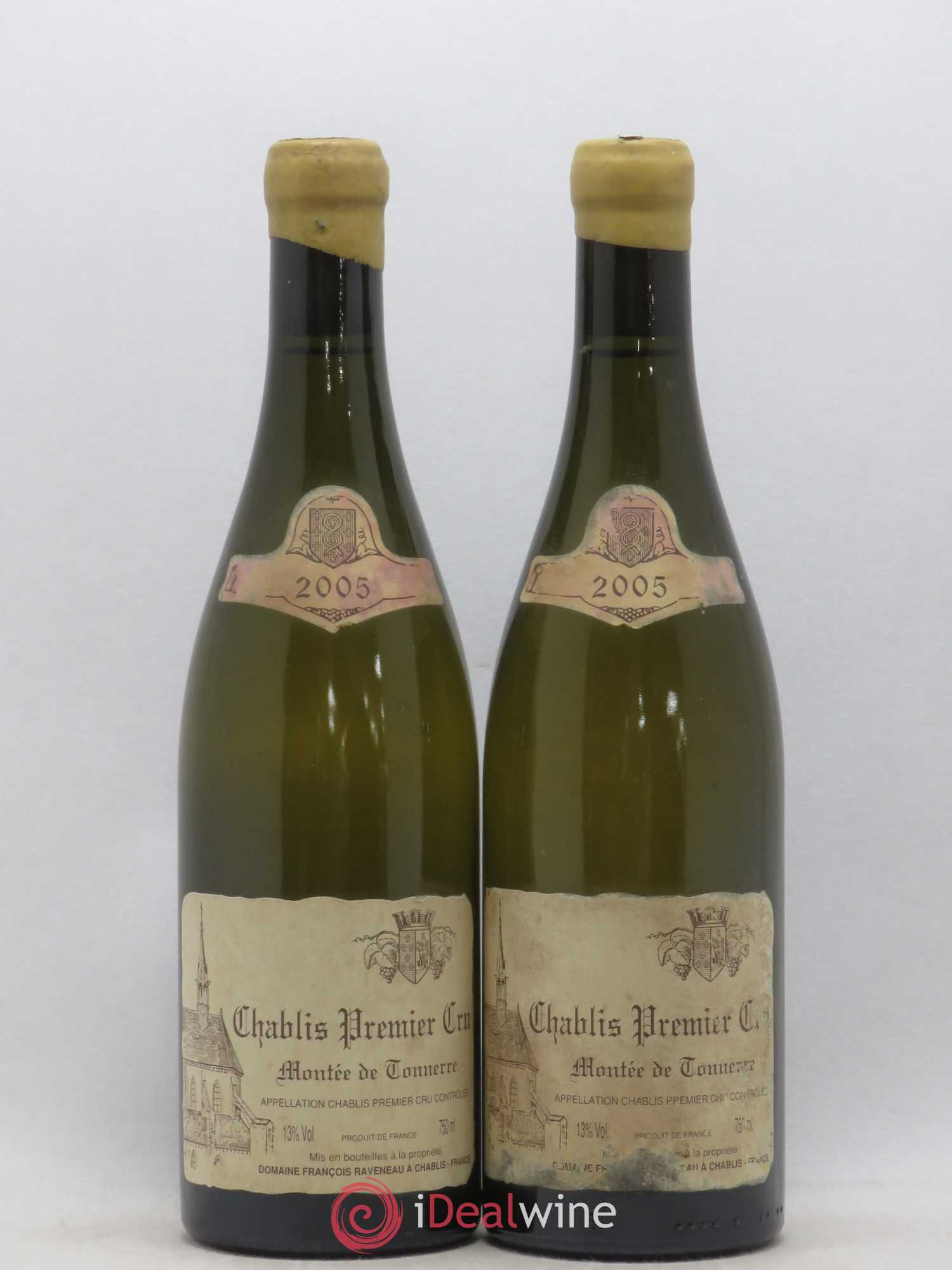 Chablis 1er Cru Montée de Tonnerre Raveneau (Domaine) 2005 - Lot de 2 bouteilles - 0