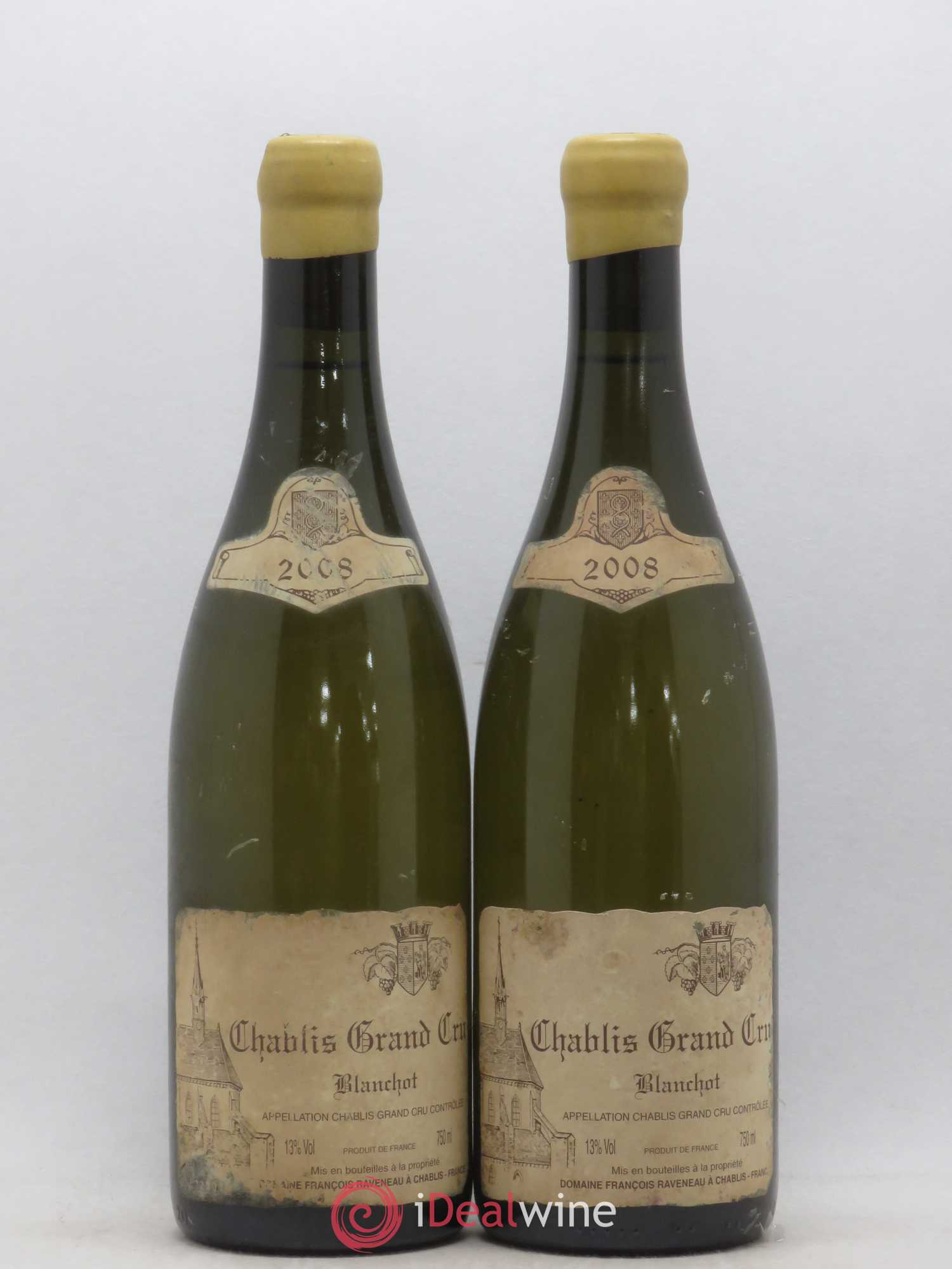 Chablis Grand Cru Blanchot Raveneau (Domaine) 2008 - Lot de 2 bouteilles - 0