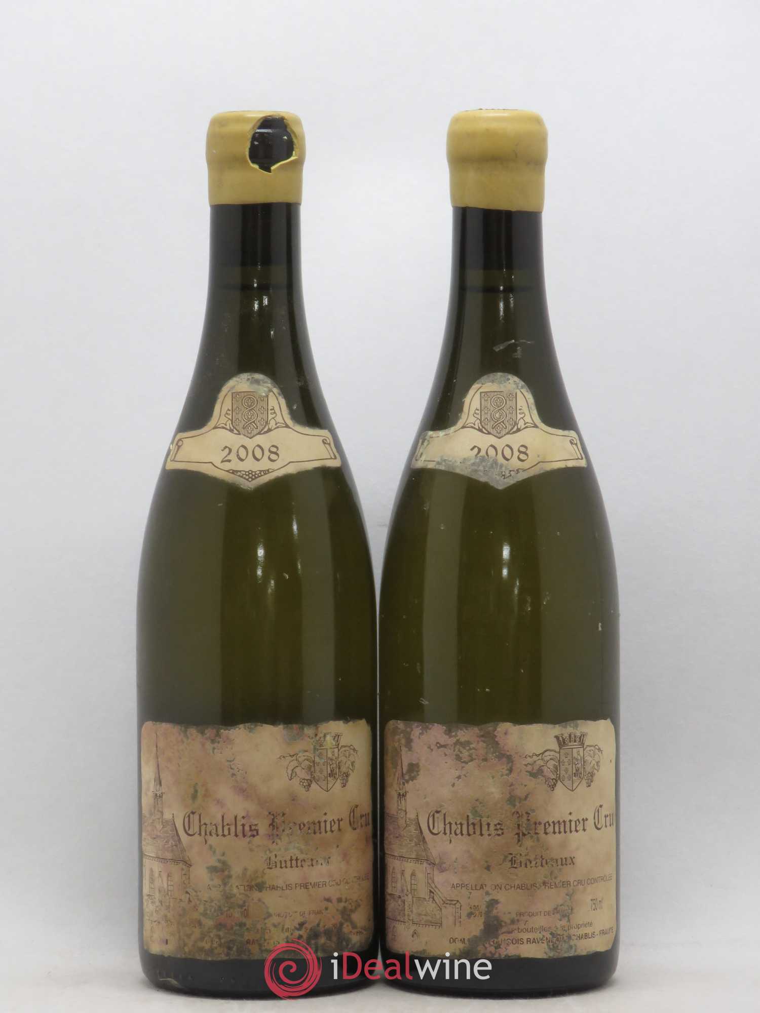 Chablis 1er Cru Butteaux Raveneau (Domaine) 2008 - Lot de 2 bouteilles - 0
