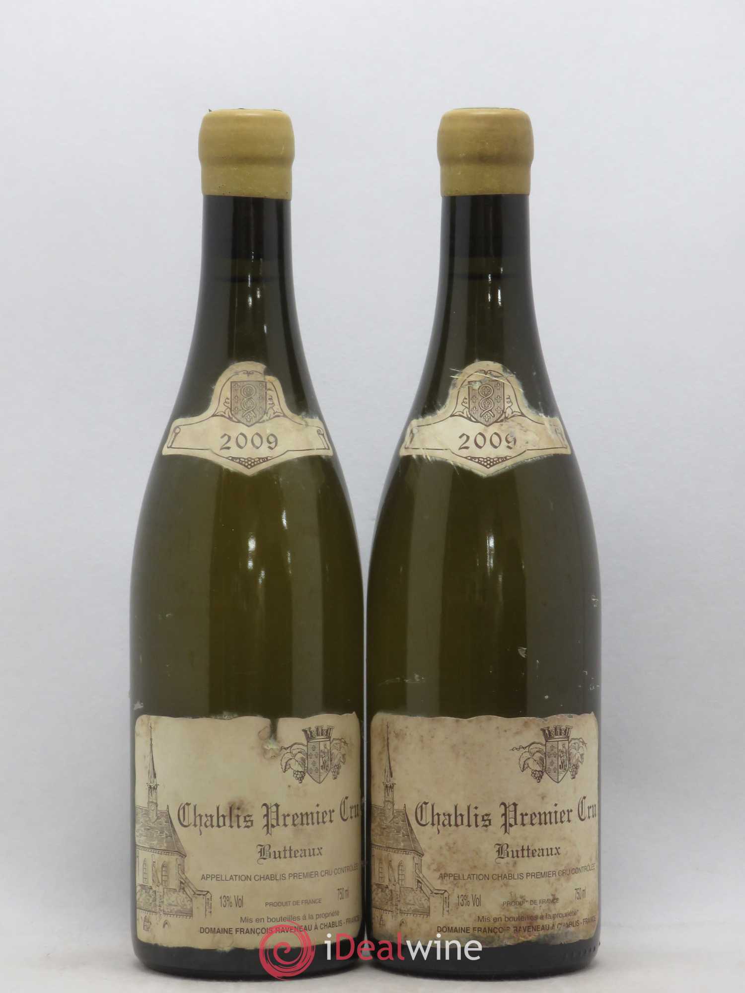 Chablis 1er Cru Butteaux Raveneau (Domaine) 2009 - Lot de 2 bouteilles - 0