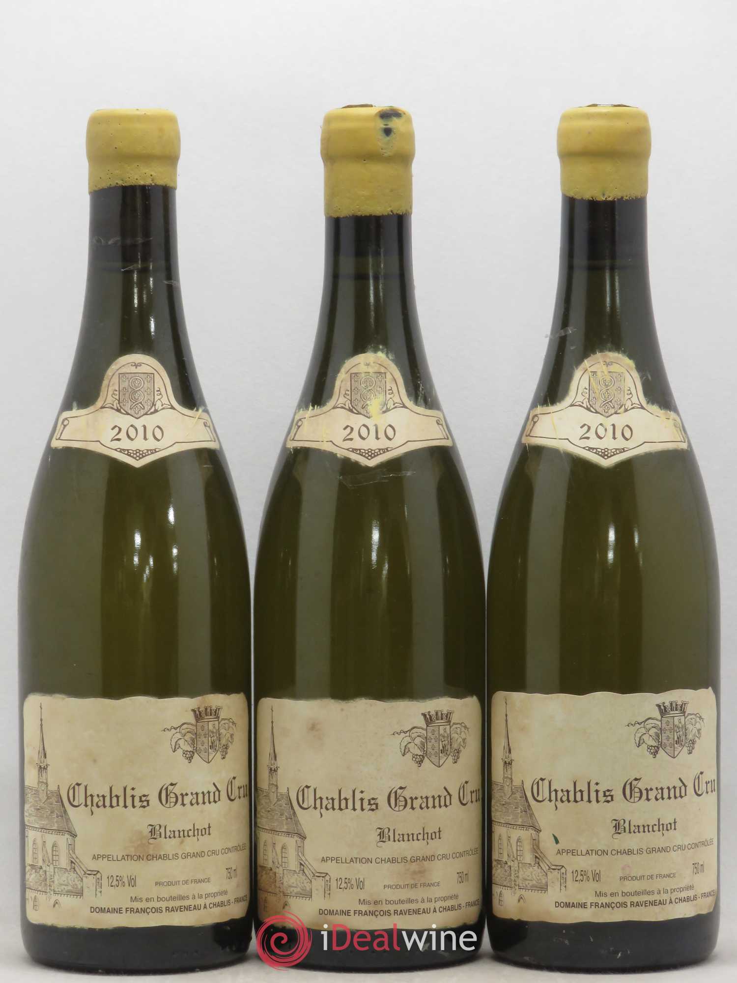 Chablis Grand Cru Blanchot Raveneau (Domaine) 2010 - Posten von 3 Flaschen - 0