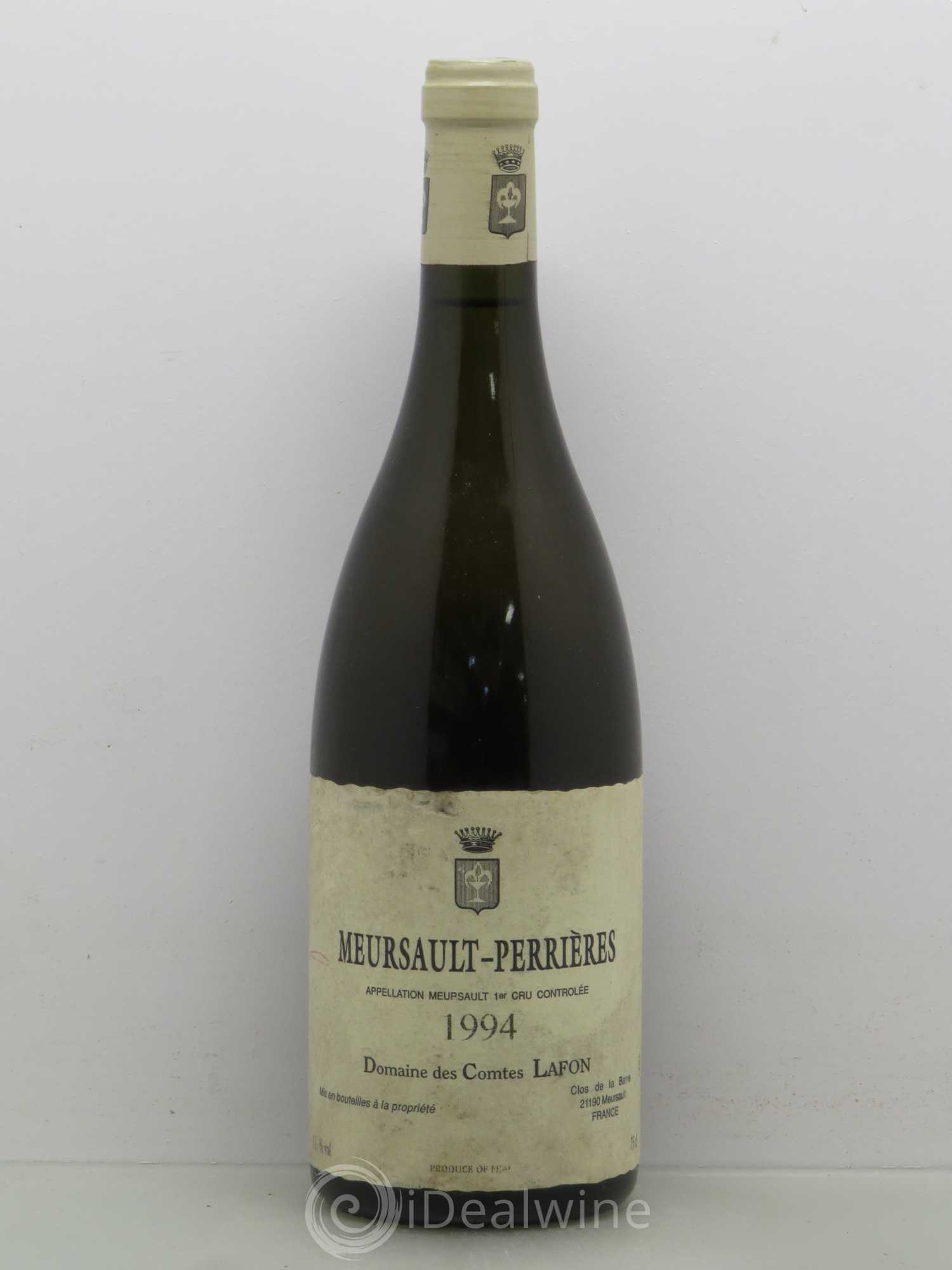 Meursault 1er Cru Perrières Comtes Lafon (Domaine des) 1994 - Lot de 1 bouteille - 0