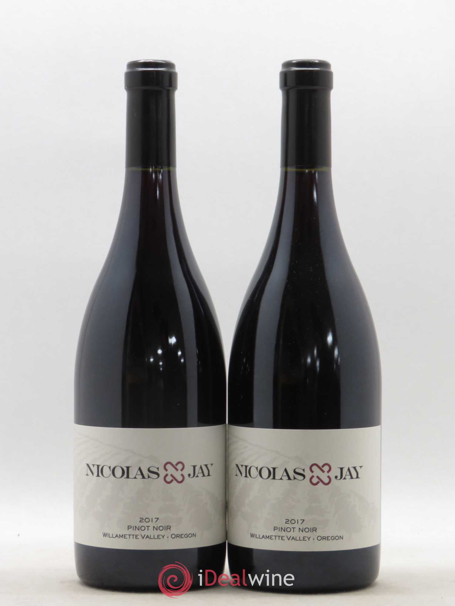Willamette Valley Pinot Noir Nicolas Jay 2017 - Lot de 2 bouteilles - 0