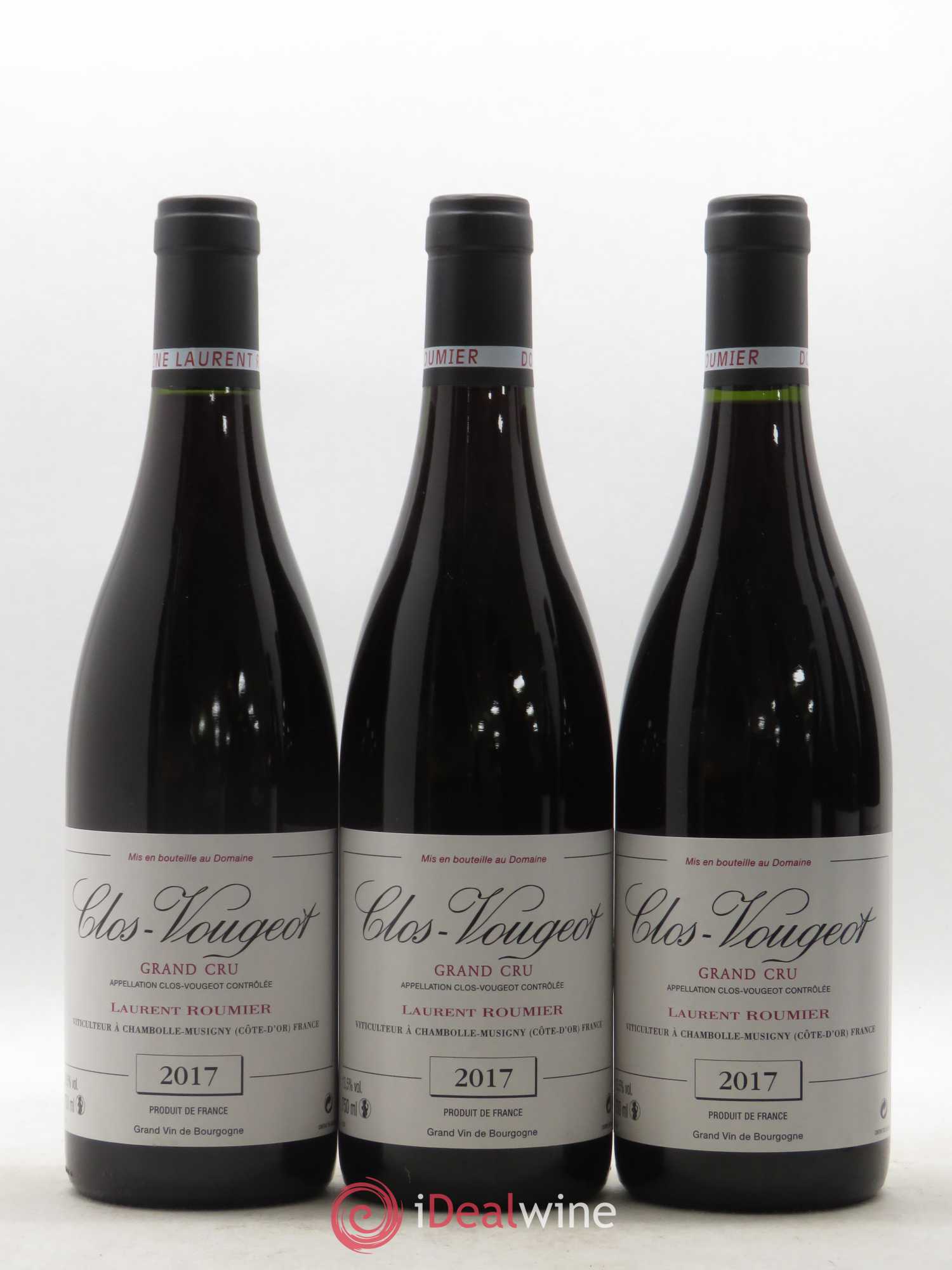 Clos de Vougeot Grand Cru Laurent Roumier 2017 - Lot de 6 bouteilles - 1