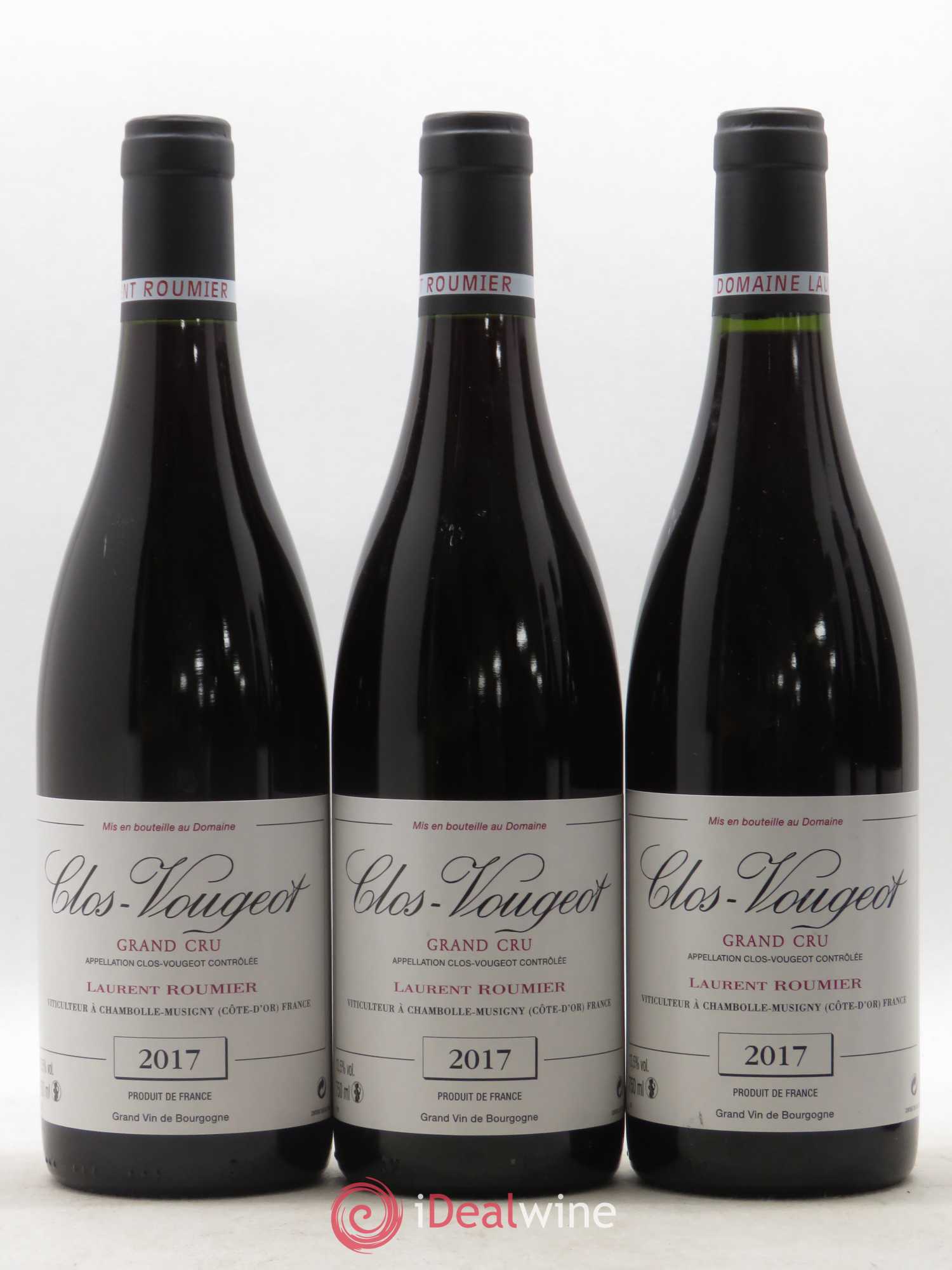 Clos de Vougeot Grand Cru Laurent Roumier 2017 - Lot de 6 bouteilles - 1