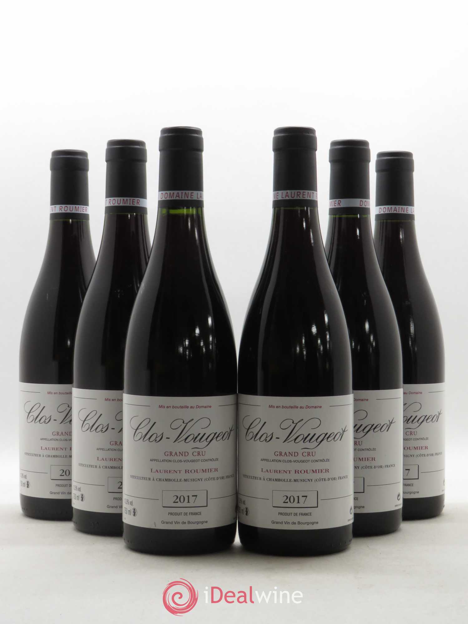 Clos de Vougeot Grand Cru Laurent Roumier 2017 - Lot de 6 bouteilles - 0