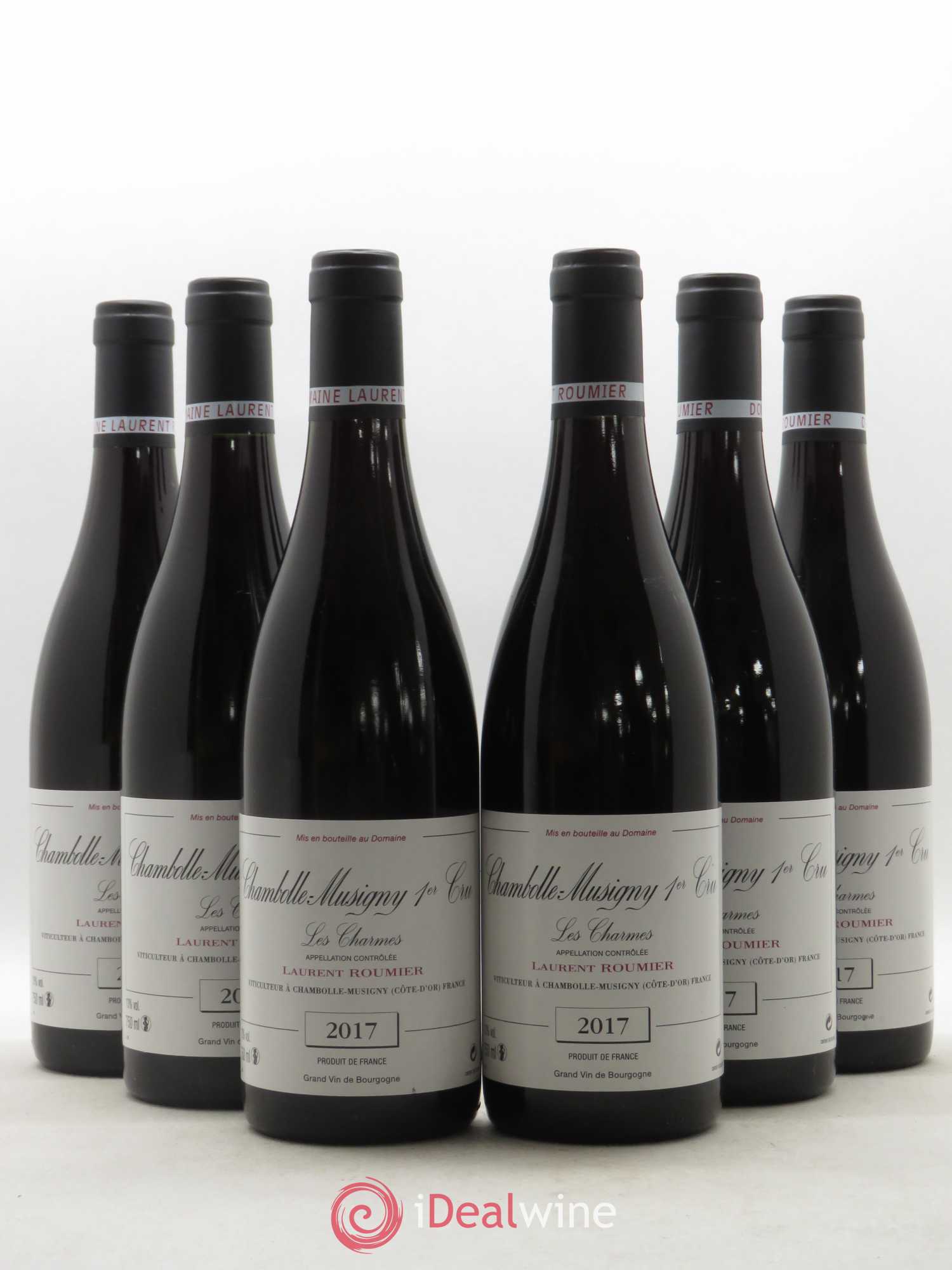 Chambolle-Musigny 1er Cru Les Charmes Laurent Roumier 2017 - Lot de 6 bouteilles - 0