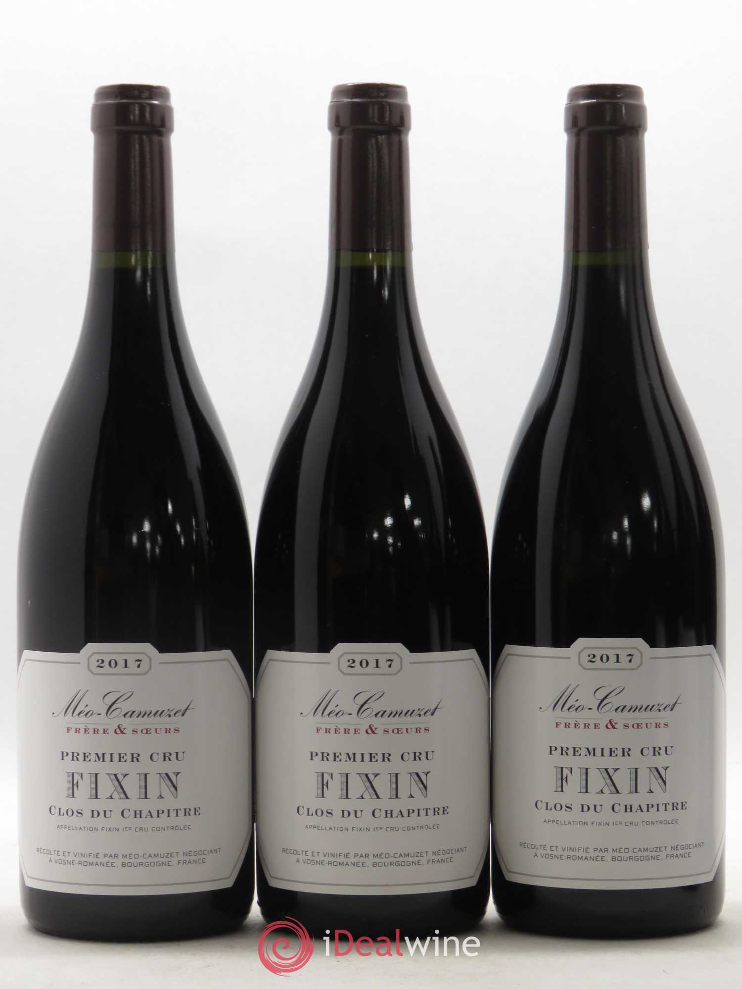Fixin 1er Cru Clos du Chapitre Méo-Camuzet (Frère & Soeurs) 2017 - Lot de 6 bouteilles - 1