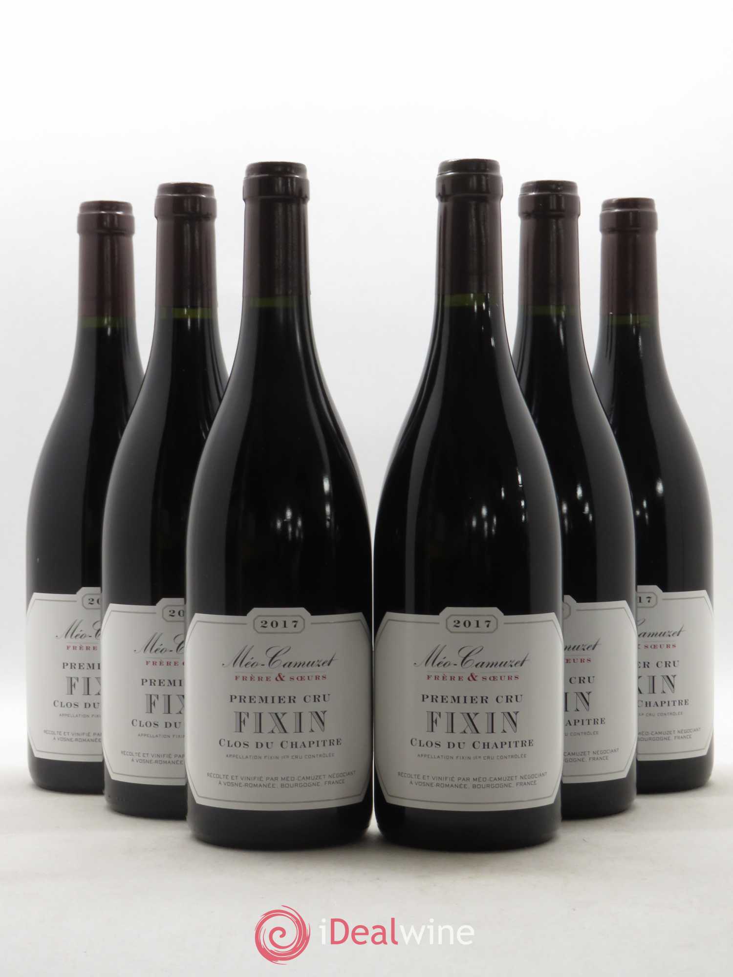 Fixin 1er Cru Clos du Chapitre Méo-Camuzet (Frère & Soeurs) 2017 - Lot de 6 bouteilles - 0