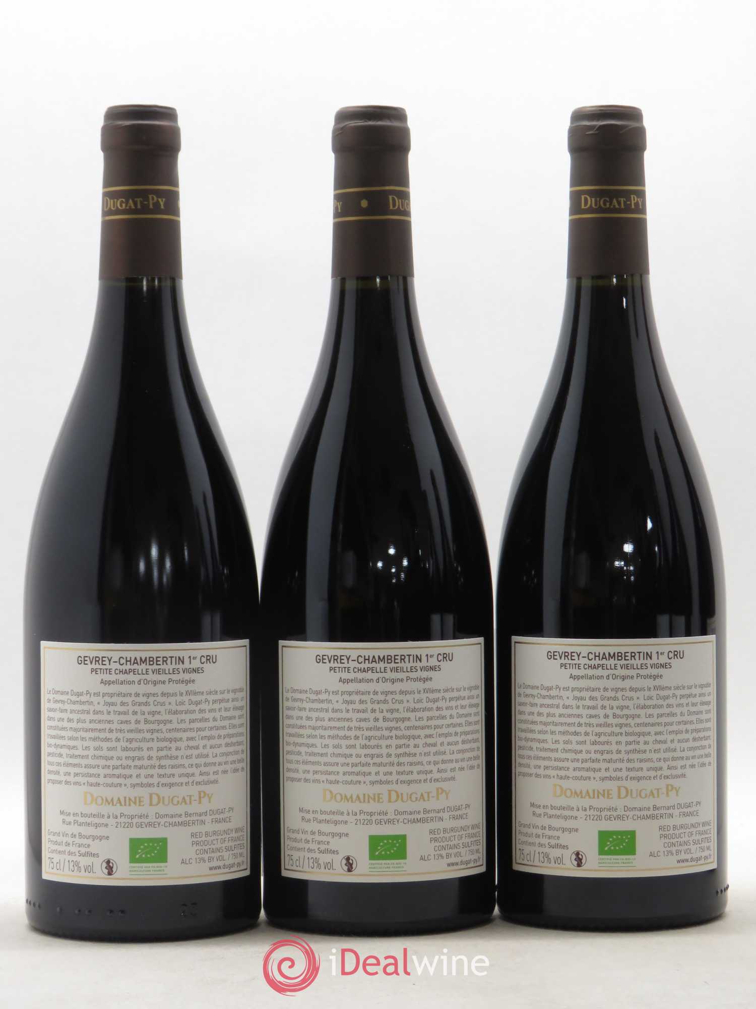Gevrey-Chambertin 1er Cru Petite Chapelle Vieilles Vignes Dugat-Py Vieilles Vignes 2017 - Lot de 6 bouteilles - 2