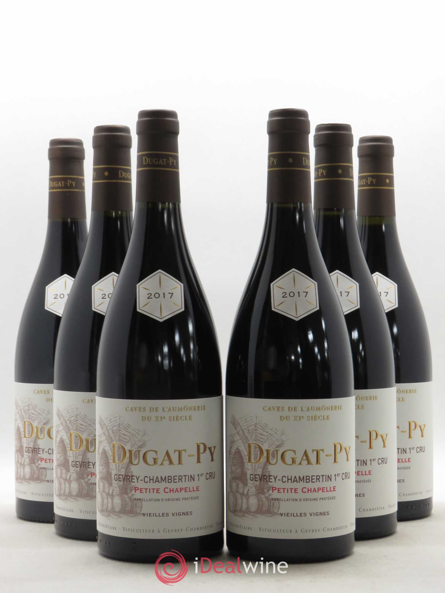 Gevrey-Chambertin 1er Cru Petite Chapelle Vieilles Vignes Dugat-Py Vieilles Vignes 2017 - Lot de 6 bouteilles - 0