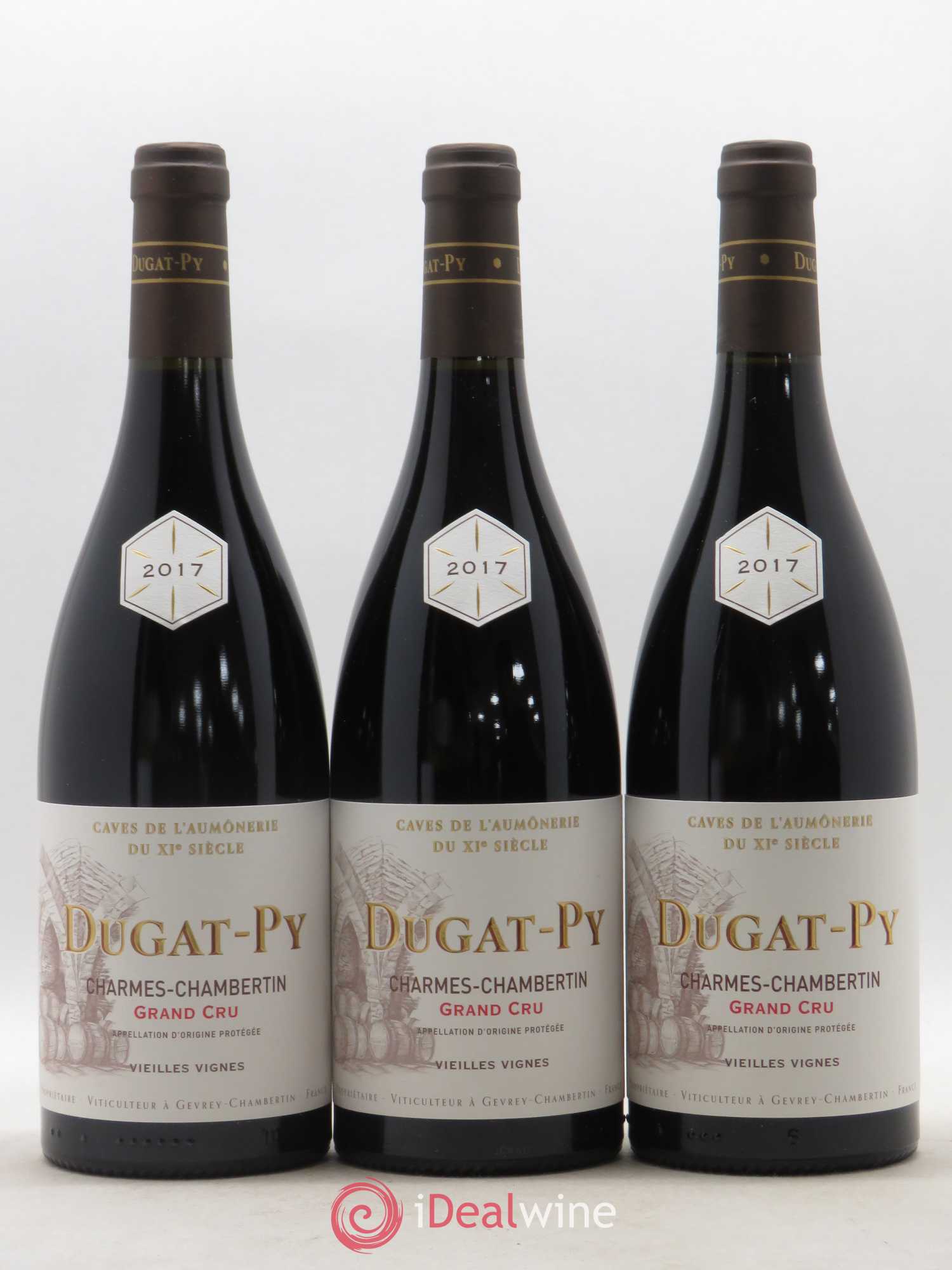 Charmes-Chambertin Grand Cru Dugat-Py Vieilles Vignes 2017 - Lot de 3 bouteilles - 0