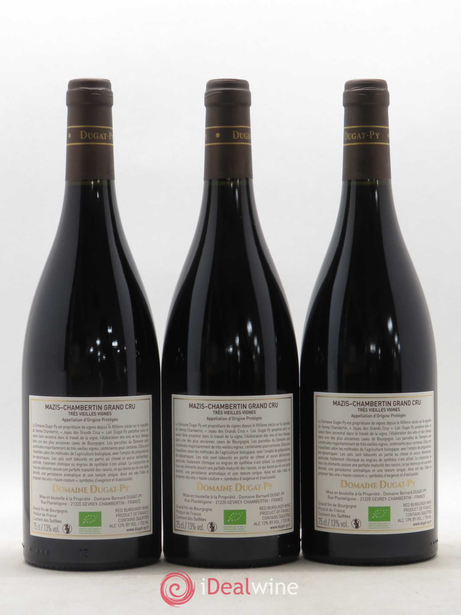 Mazis-Chambertin Grand Cru Vieilles Vignes Dugat-Py Très Vieilles Vignes 2017 - Posten von 3 Flaschen - 1