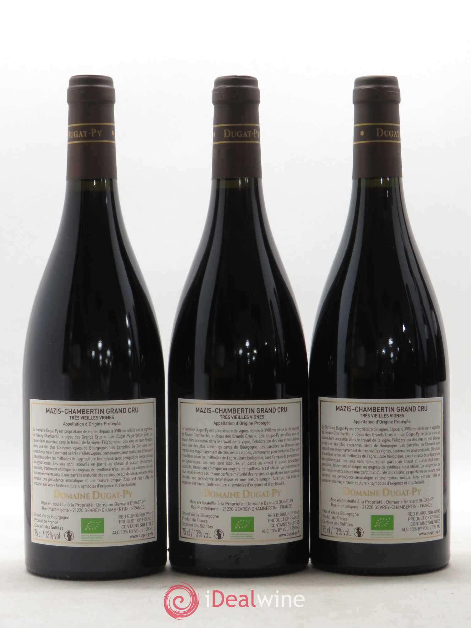 Mazis-Chambertin Grand Cru Vieilles Vignes Dugat-Py Très Vieilles Vignes 2017 - Posten von 6 Flaschen - 2