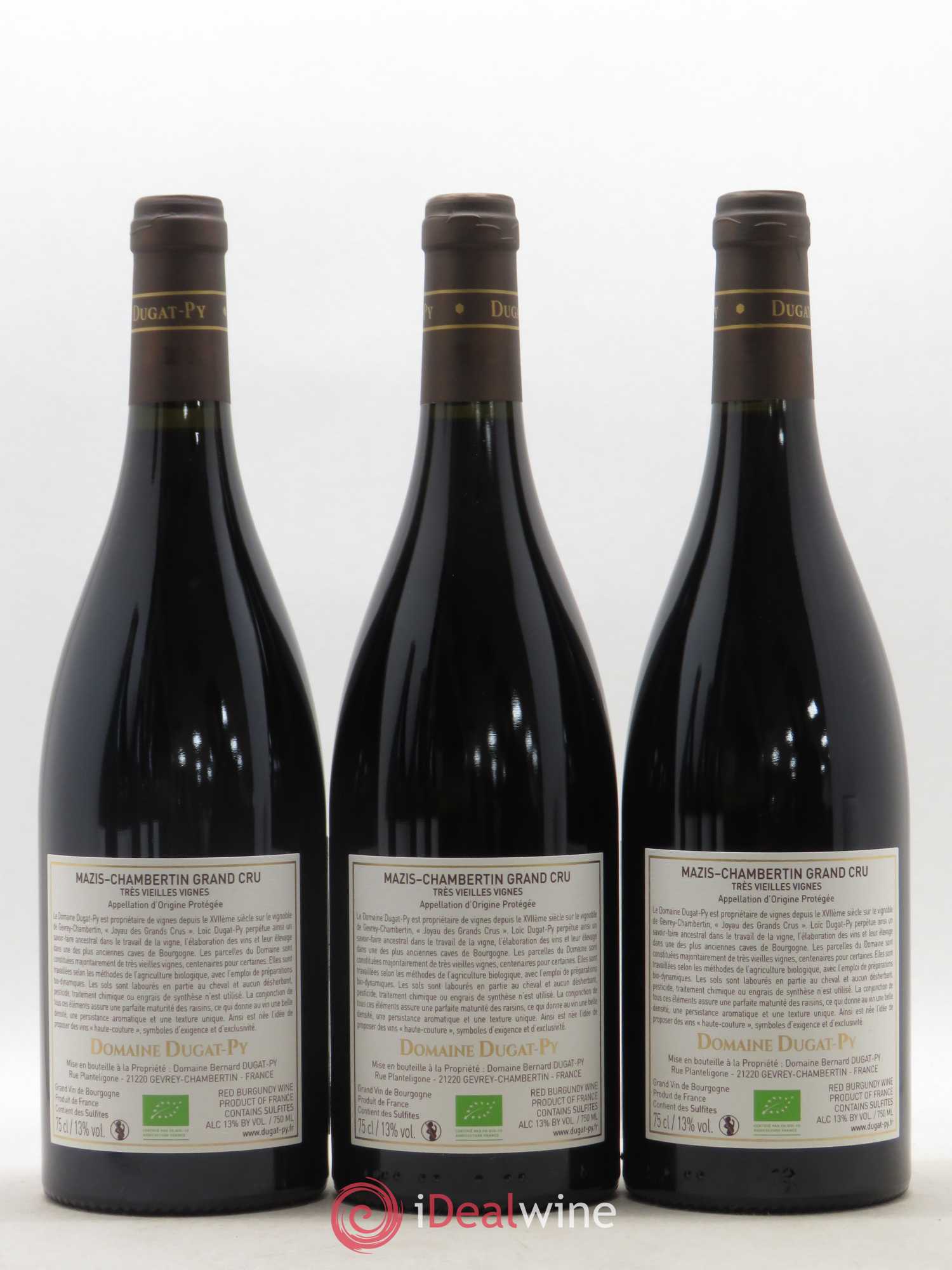 Mazis-Chambertin Grand Cru Vieilles Vignes Dugat-Py Très Vieilles Vignes  2017 - Posten von 6 Flaschen - 2