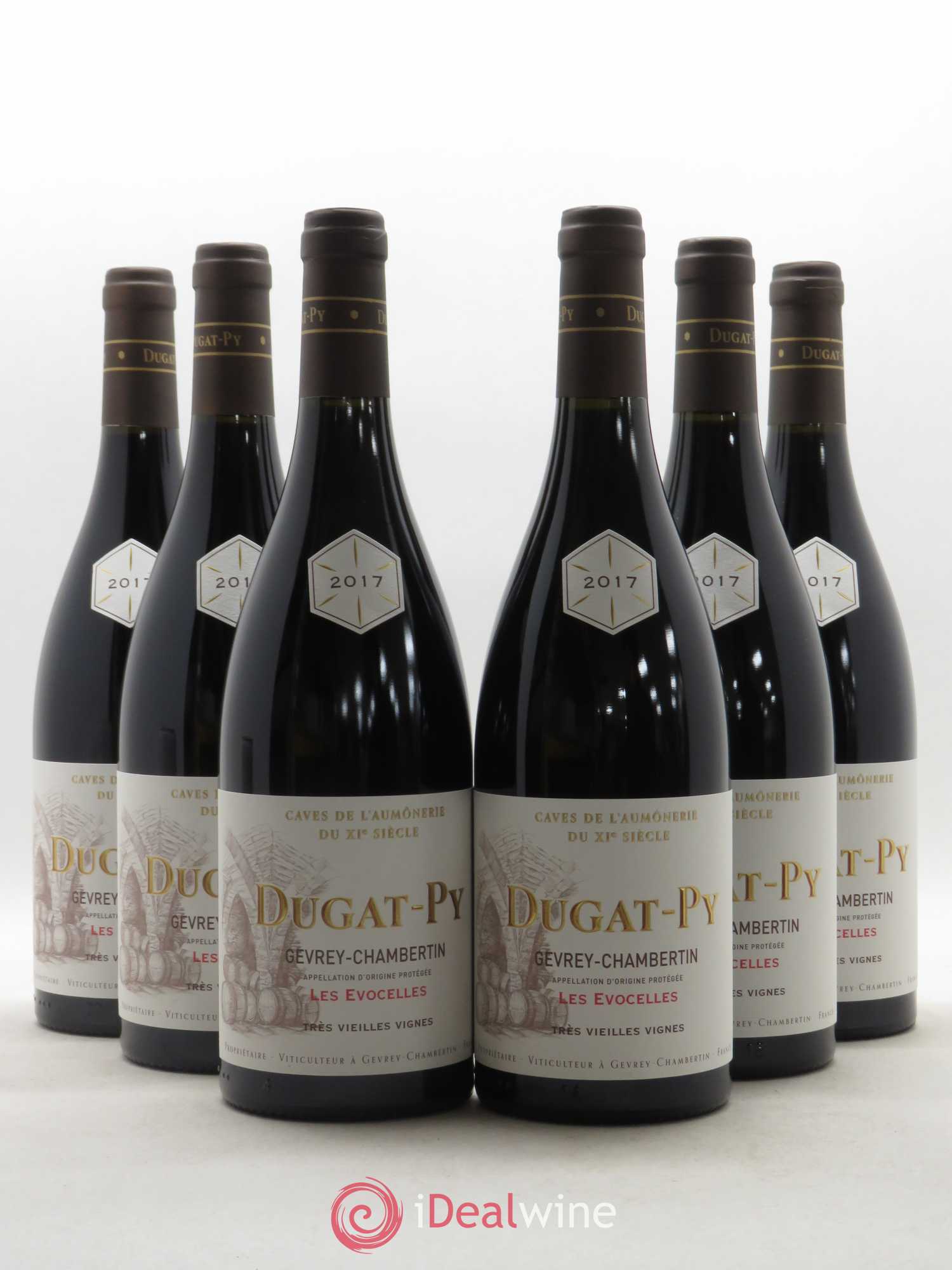 Gevrey-Chambertin Les Evocelles Vieilles Vignes Dugat-Py Très Vieilles Vignes 2017 - Posten von 6 Flaschen - 0